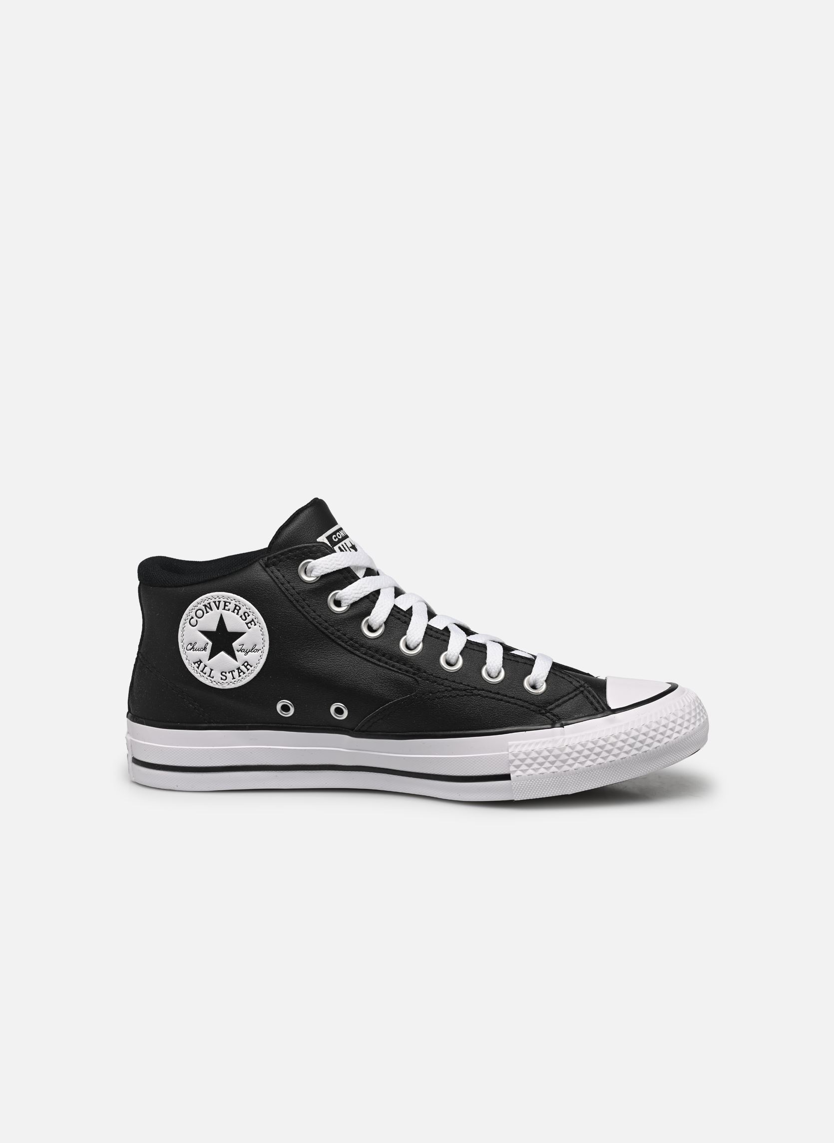 Leinen-Sneaker Chuck Taylor All Star Malden Street Mid herren schwarz Converse Leinen-Sneaker Chuck Taylor All Star Malden Street Mid herren schwarz Black/white/black