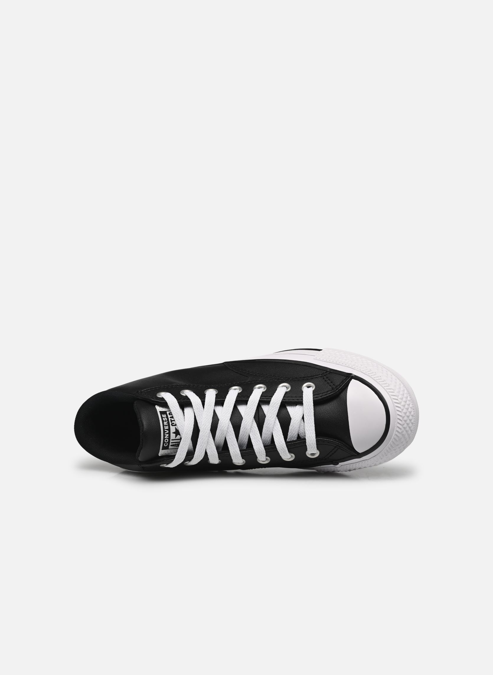 Leinen-Sneaker Chuck Taylor All Star Malden Street Mid herren schwarz Converse Leinen-Sneaker Chuck Taylor All Star Malden Street Mid herren schwarz Black/white/black