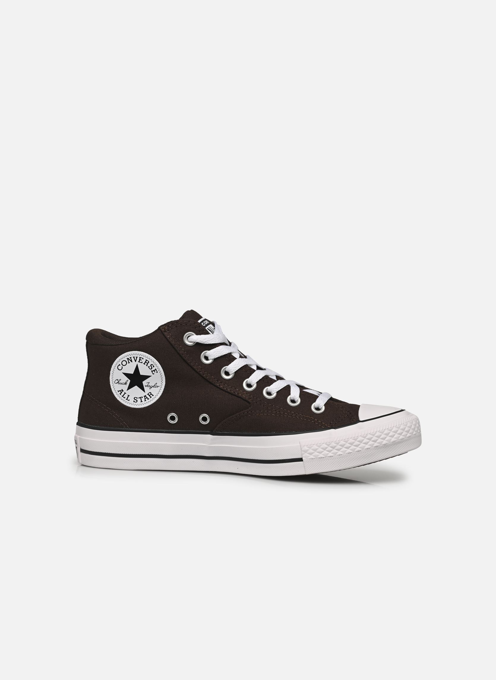Leinen-Sneaker Chuck Taylor All Star Malden Street Mid herren braun Converse Leinen-Sneaker Chuck Taylor All Star Malden Street Mid herren braun FRESH BREW/WHITE