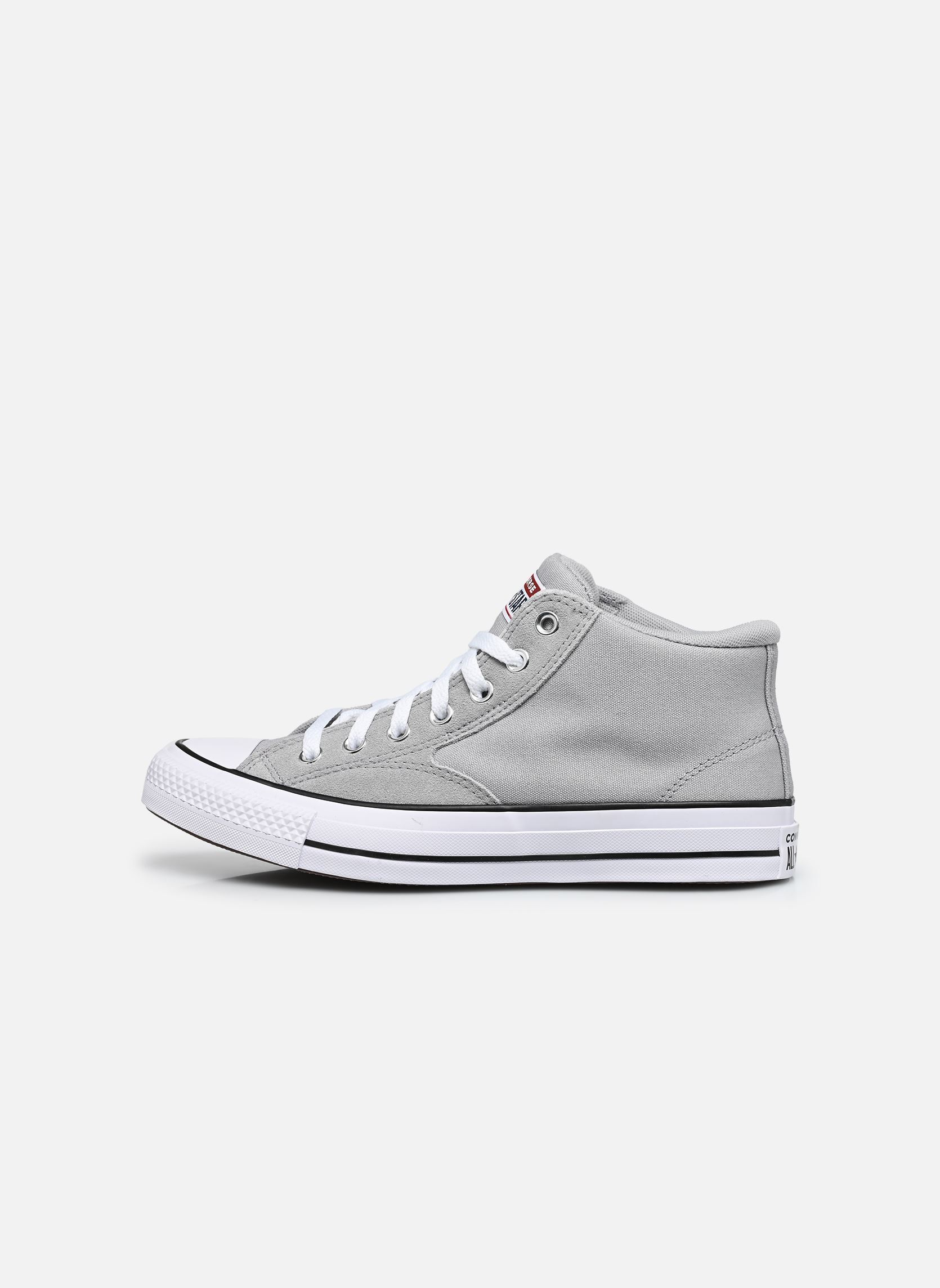 Leinen-Sneaker Chuck Taylor All Star Malden Street Mid herren grau Converse Leinen-Sneaker Chuck Taylor All Star Malden Street Mid herren grau GREY AREA/WHITE