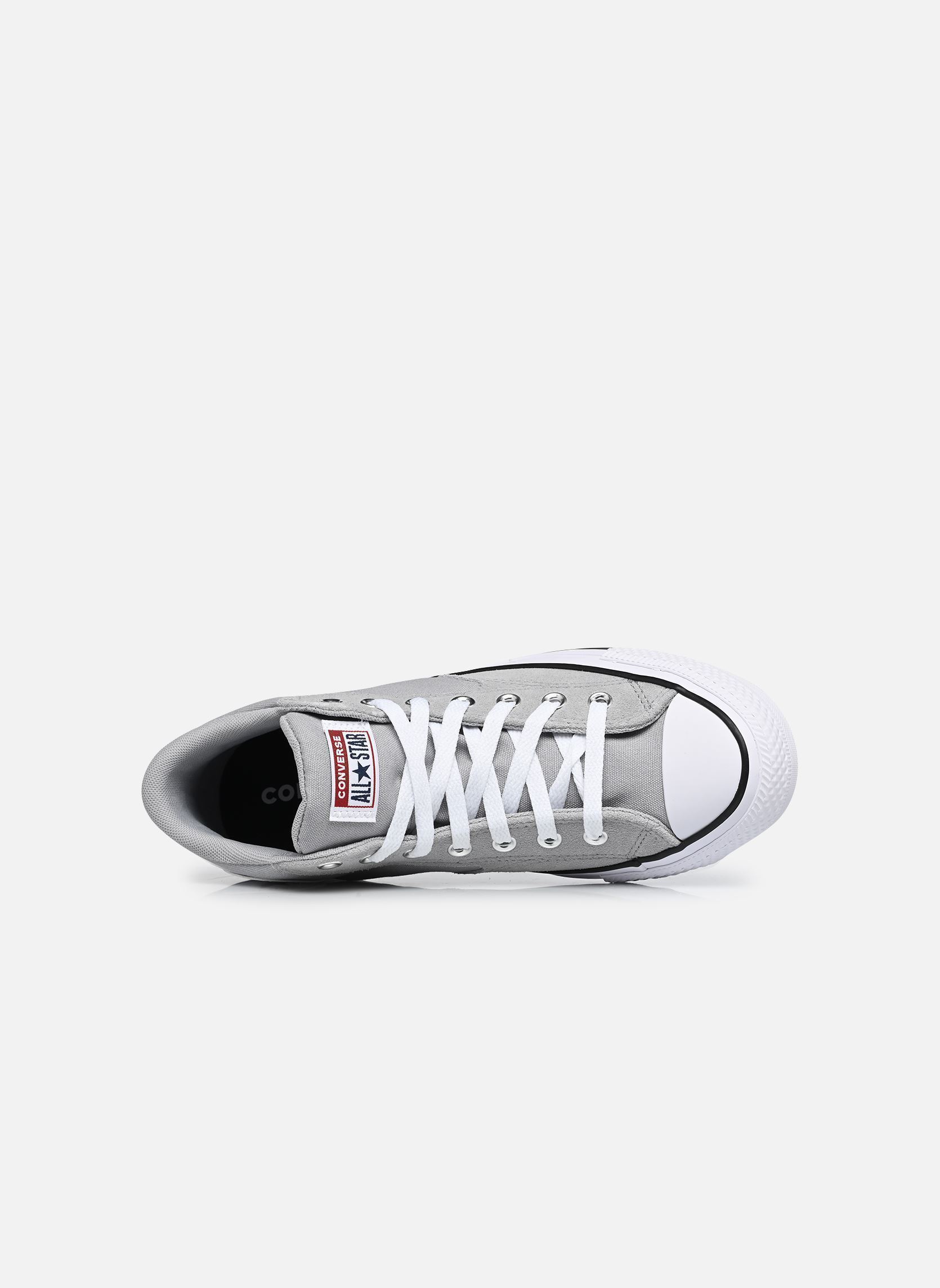 Leinen-Sneaker Chuck Taylor All Star Malden Street Mid herren grau Converse Leinen-Sneaker Chuck Taylor All Star Malden Street Mid herren grau GREY AREA/WHITE