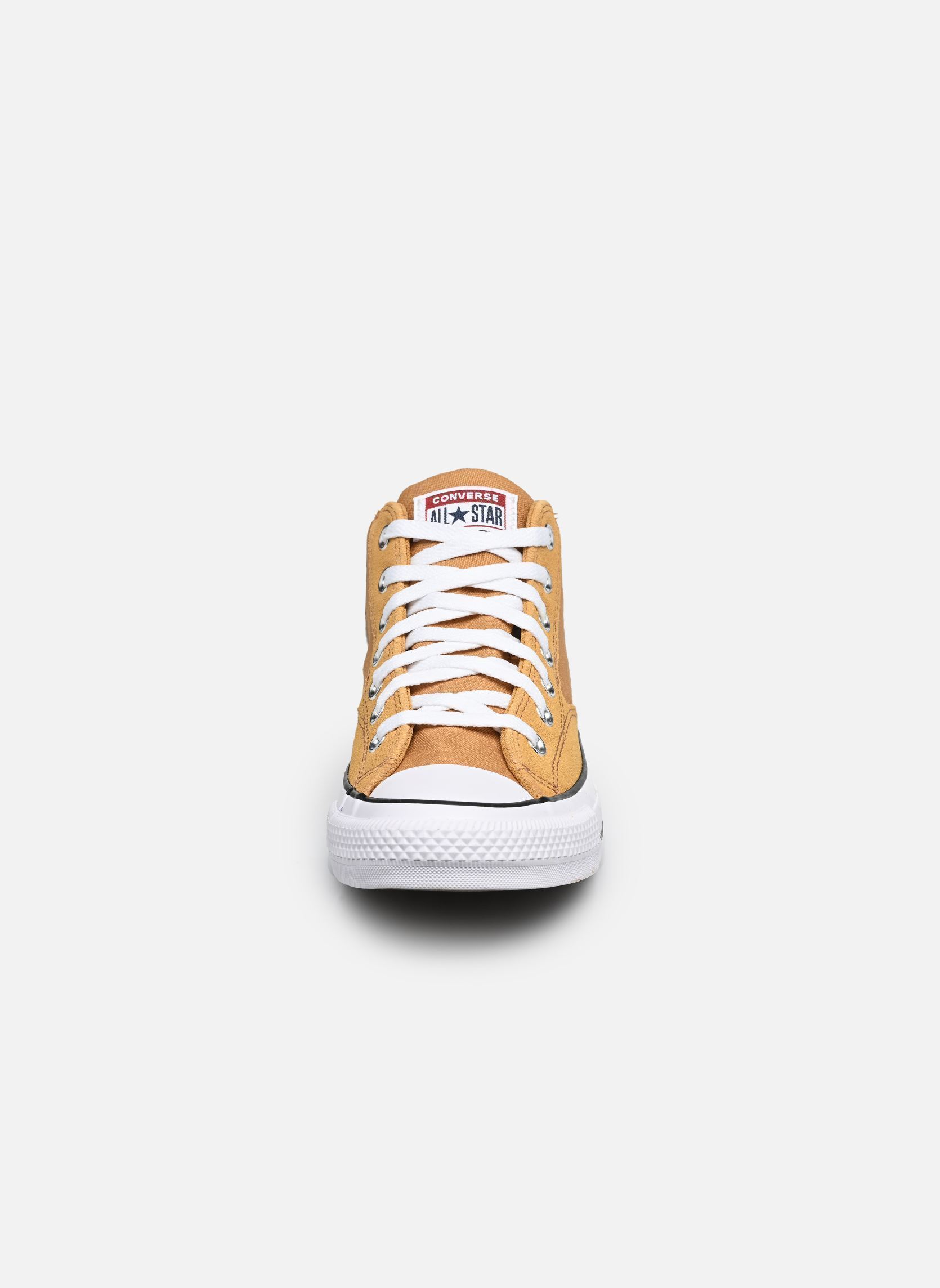 Leinen-Sneaker Chuck Taylor All Star Malden Street Mid herren braun Converse Leinen-Sneaker Chuck Taylor All Star Malden Street Mid herren braun HONEY STICK/WHITE/NAVY