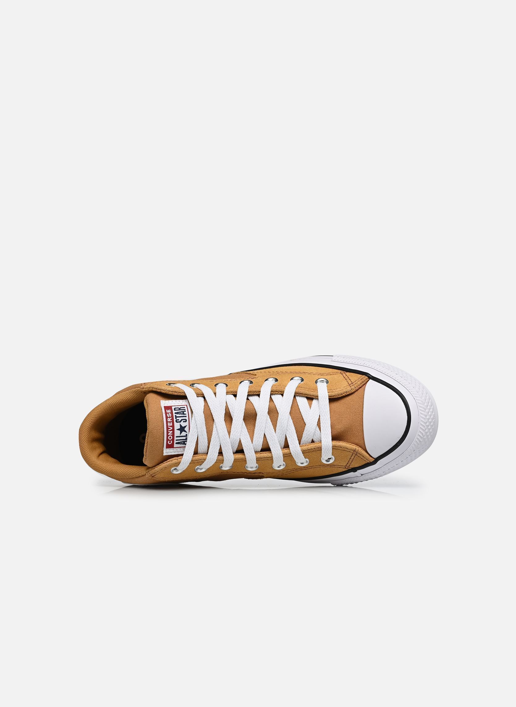Leinen-Sneaker Chuck Taylor All Star Malden Street Mid herren braun Converse Leinen-Sneaker Chuck Taylor All Star Malden Street Mid herren braun HONEY STICK/WHITE/NAVY