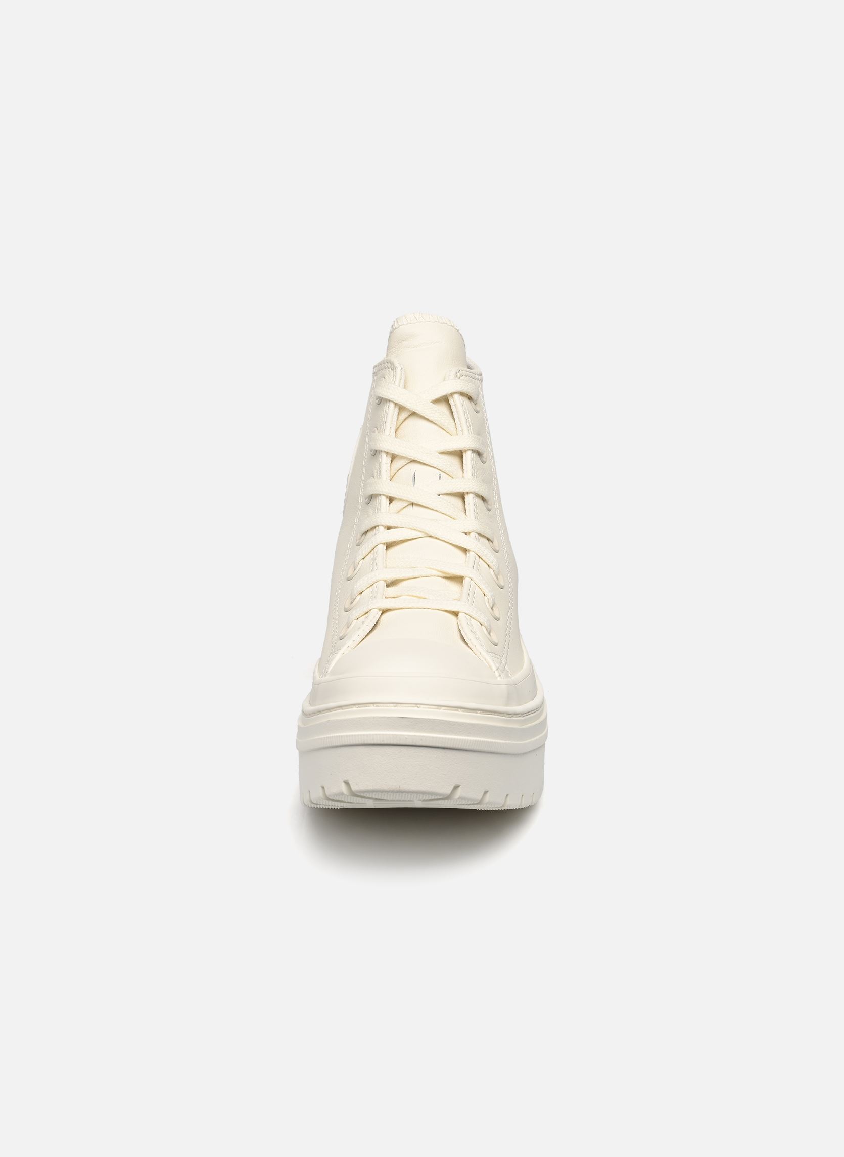 Baskets montantes Chuck Taylor All Star Lugged Heel Leathe femme blanc Converse Baskets montantes Chuck Taylor All Star Lugged Heel Leathe femme blanc EGRET/EGRET/EGRET