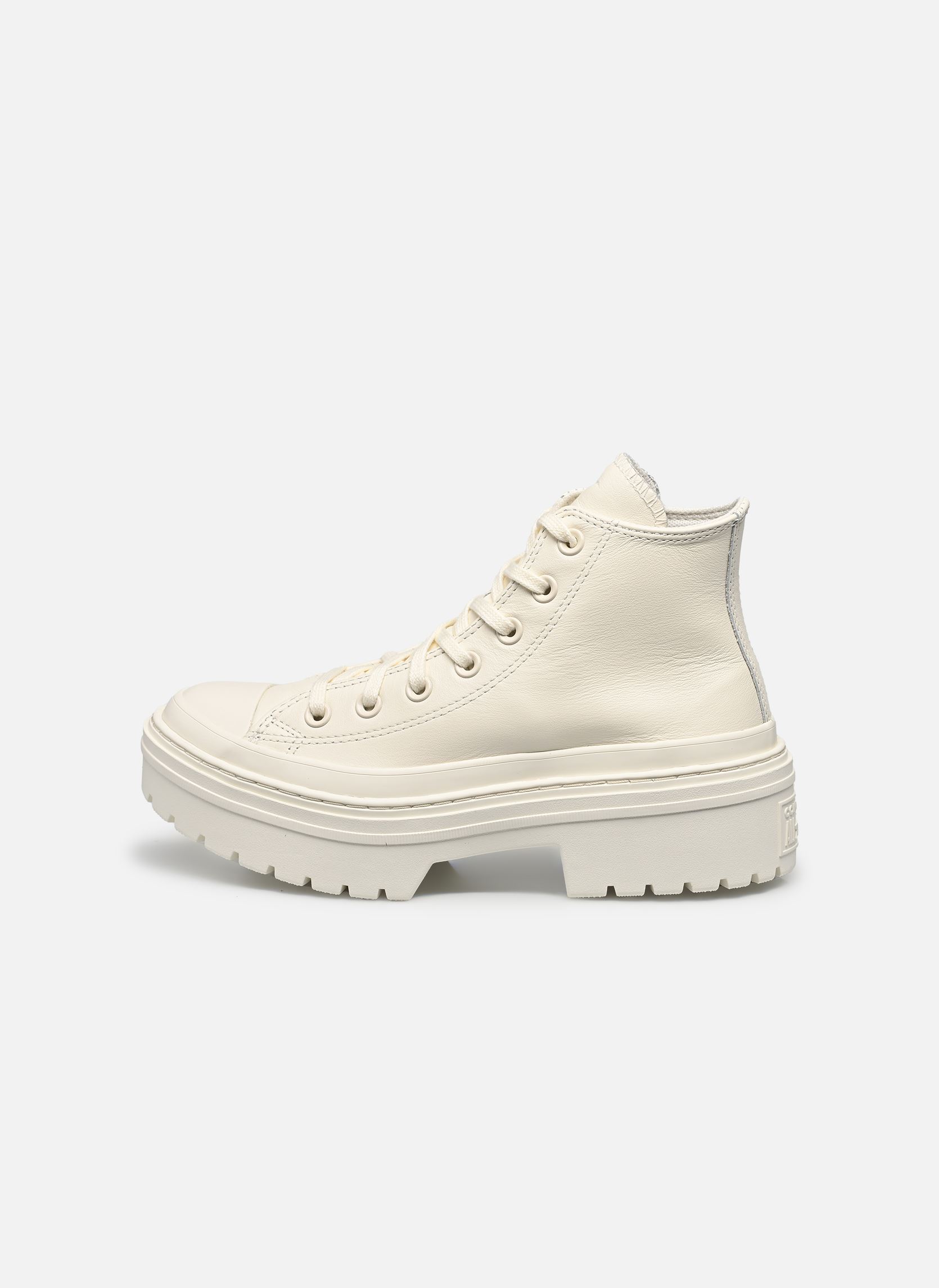 Baskets montantes Chuck Taylor All Star Lugged Heel Leathe femme blanc Converse Baskets montantes Chuck Taylor All Star Lugged Heel Leathe femme blanc EGRET/EGRET/EGRET
