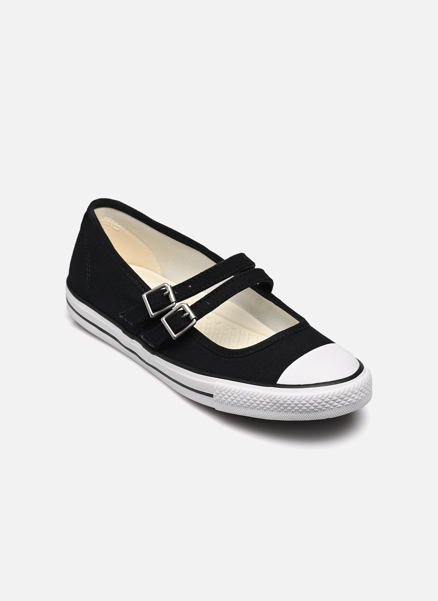 Baskets toile Chuck Taylor All Star Dainty Mary Jane S femme noir Converse Baskets toile Chuck Taylor All Star Dainty Mary Jane S femme noir BLACK/EGRET