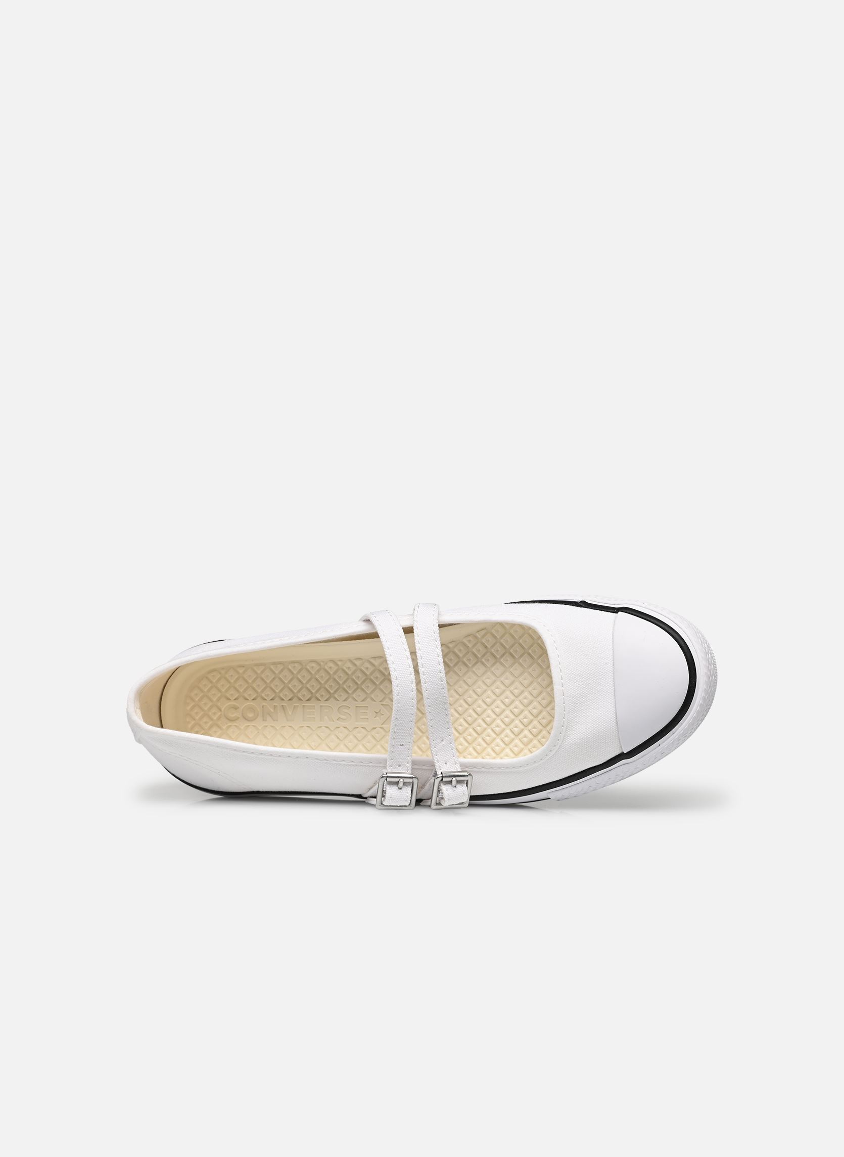 Baskets toile Chuck Taylor All Star Dainty Mary Jane S femme blanc Converse Baskets toile Chuck Taylor All Star Dainty Mary Jane S femme blanc White/Egret