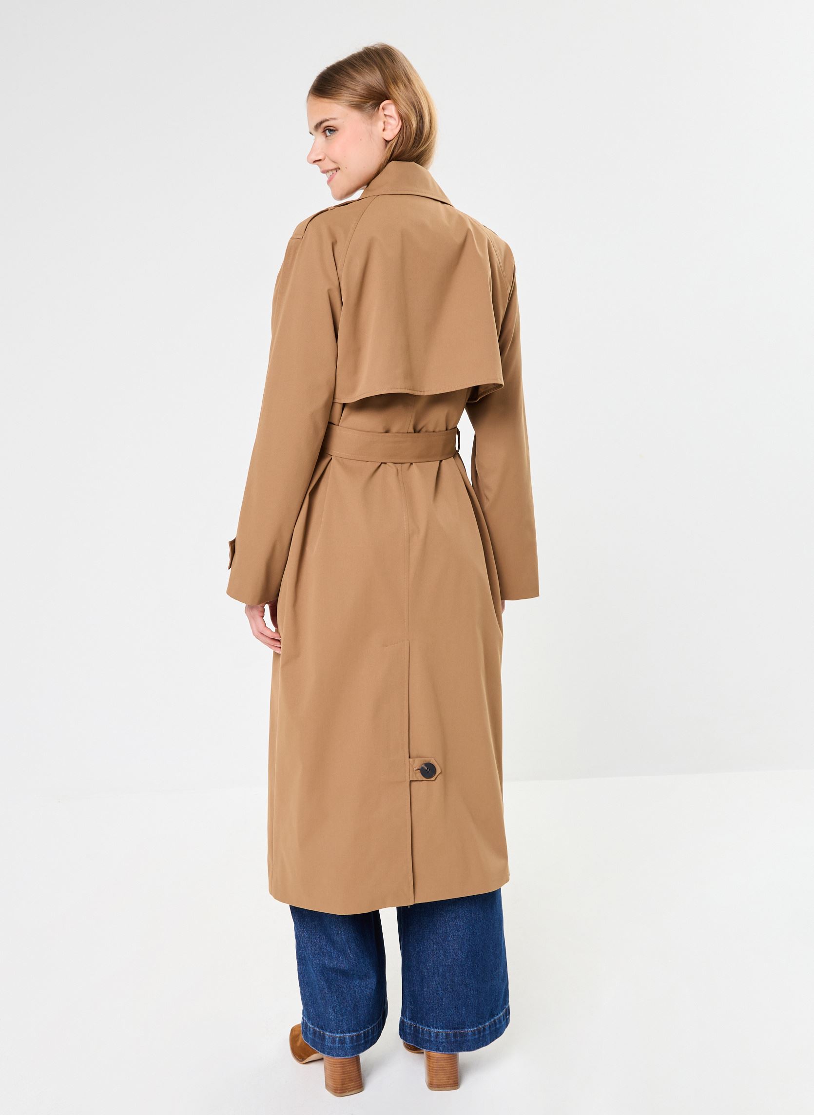 Trench-coats VIEMELIE L/S TRENCHCOAT/R femme marron Vila Trench-coats VIEMELIE L/S TRENCHCOAT/R femme marron Rubber