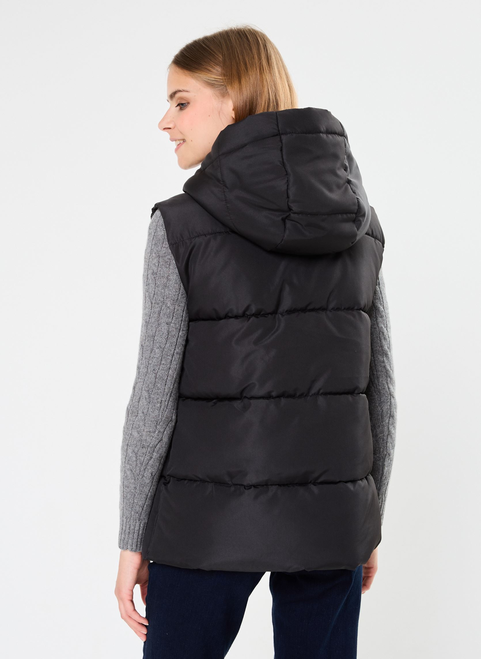Daunenwesten VIKARLA SHORT PUFFER VEST - NOOS damen schwarz Vila Daunenwesten VIKARLA SHORT PUFFER VEST - NOOS damen schwarz Black