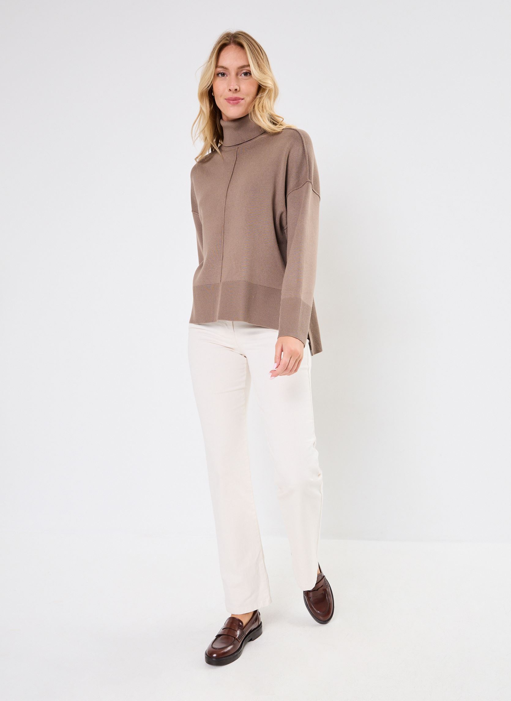 Pullover VIOSTRIA ROLLNECK L/S KNIT TOP-NOOS damen grau Vila Pullover VIOSTRIA ROLLNECK L/S KNIT TOP-NOOS damen grau FOSSIL