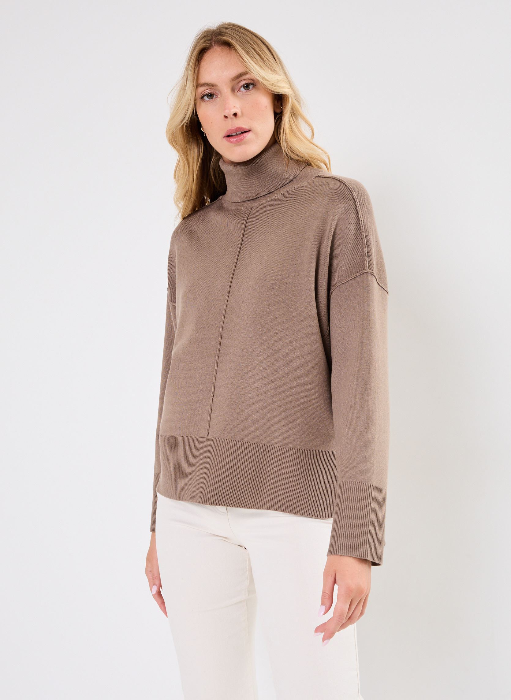 Pullover VIOSTRIA ROLLNECK L/S KNIT TOP-NOOS damen grau Vila Pullover VIOSTRIA ROLLNECK L/S KNIT TOP-NOOS damen grau FOSSIL