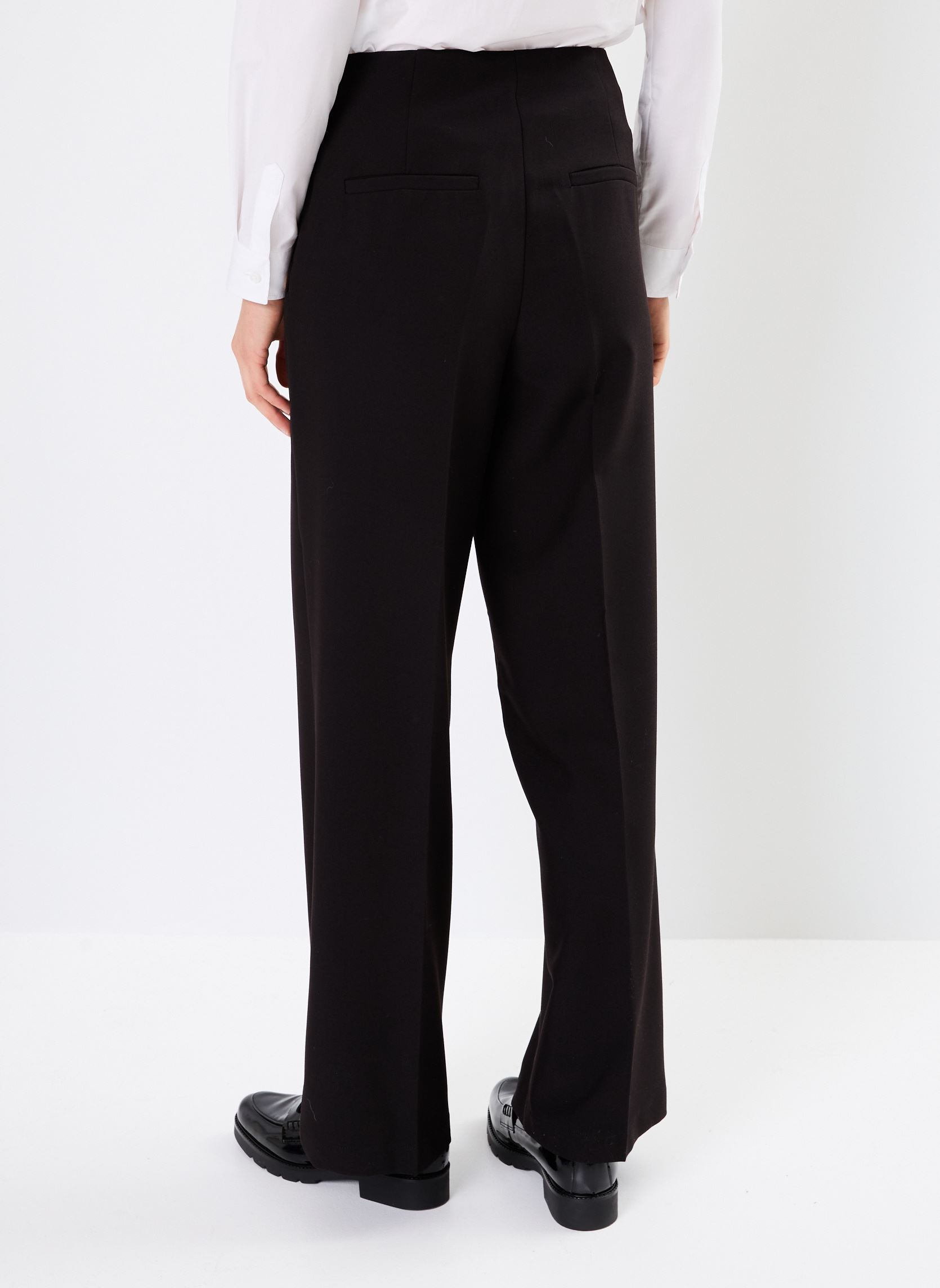 Weite Hosen VISELMA BOANNA HW PANTS/R damen schwarz Vila Weite Hosen VISELMA BOANNA HW PANTS/R damen schwarz Black Beauty