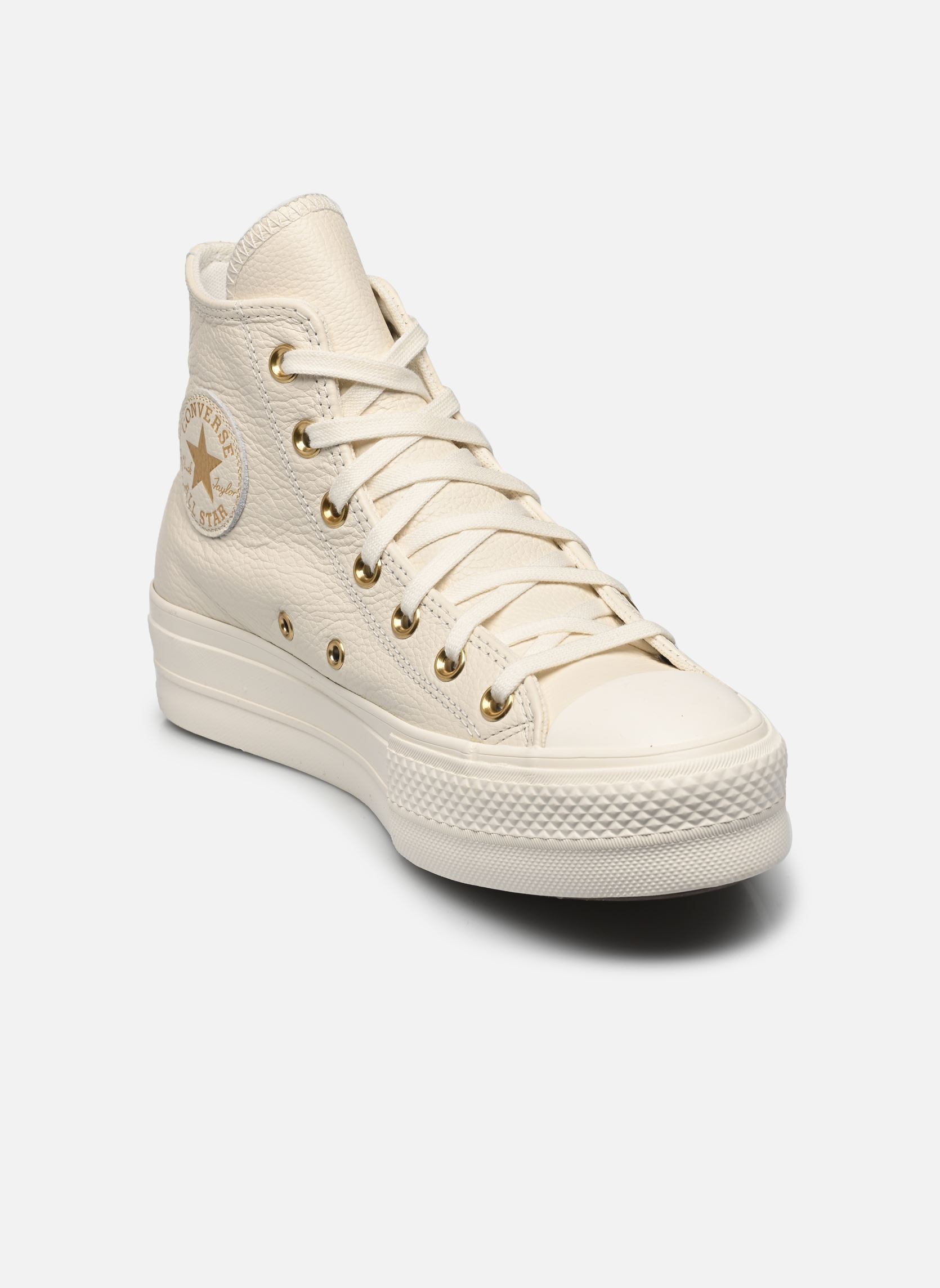 Baskets basses Converse CHUCK TAYLOR ALL STAR LIFT PLATAFORM GOLD - vue 4