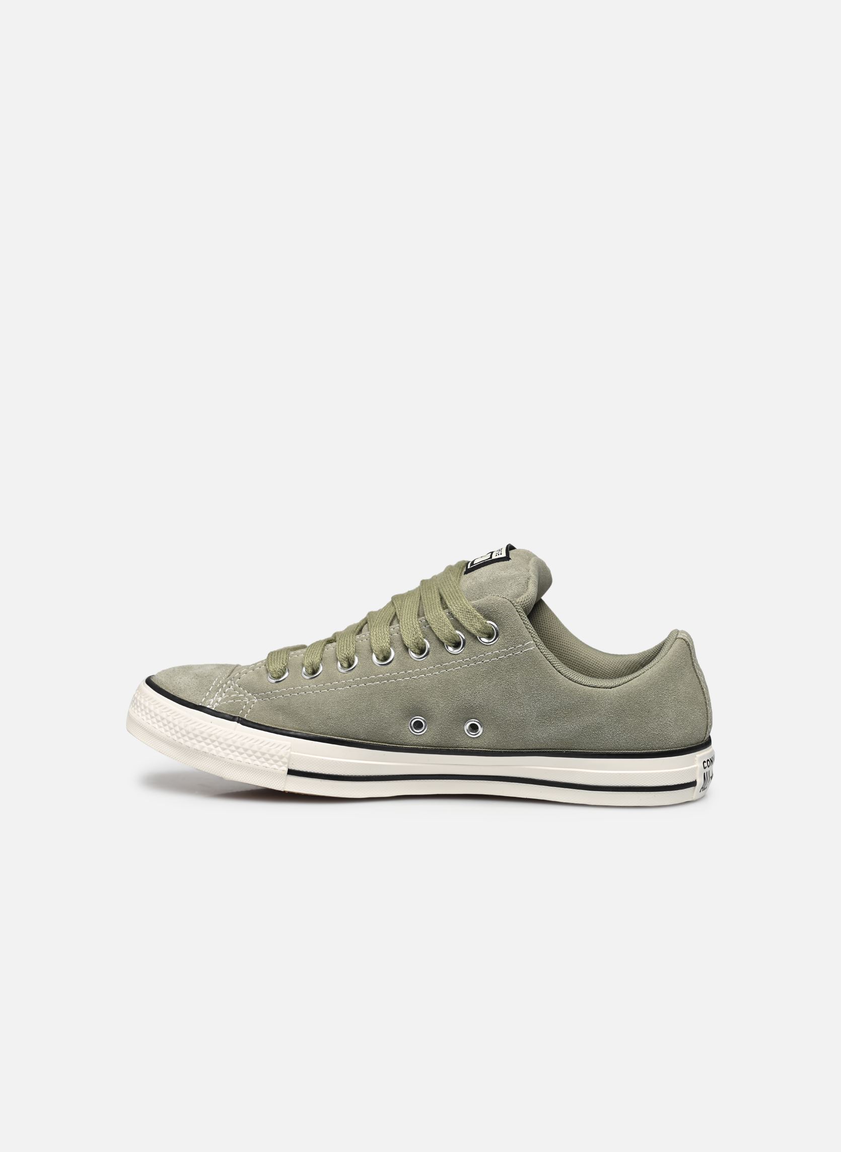 Leinen-Sneaker Chuck Taylor All Star Wide Ox herren grün Converse Leinen-Sneaker Chuck Taylor All Star Wide Ox herren grün LIGHT FIELD SURPLUS/EGRET