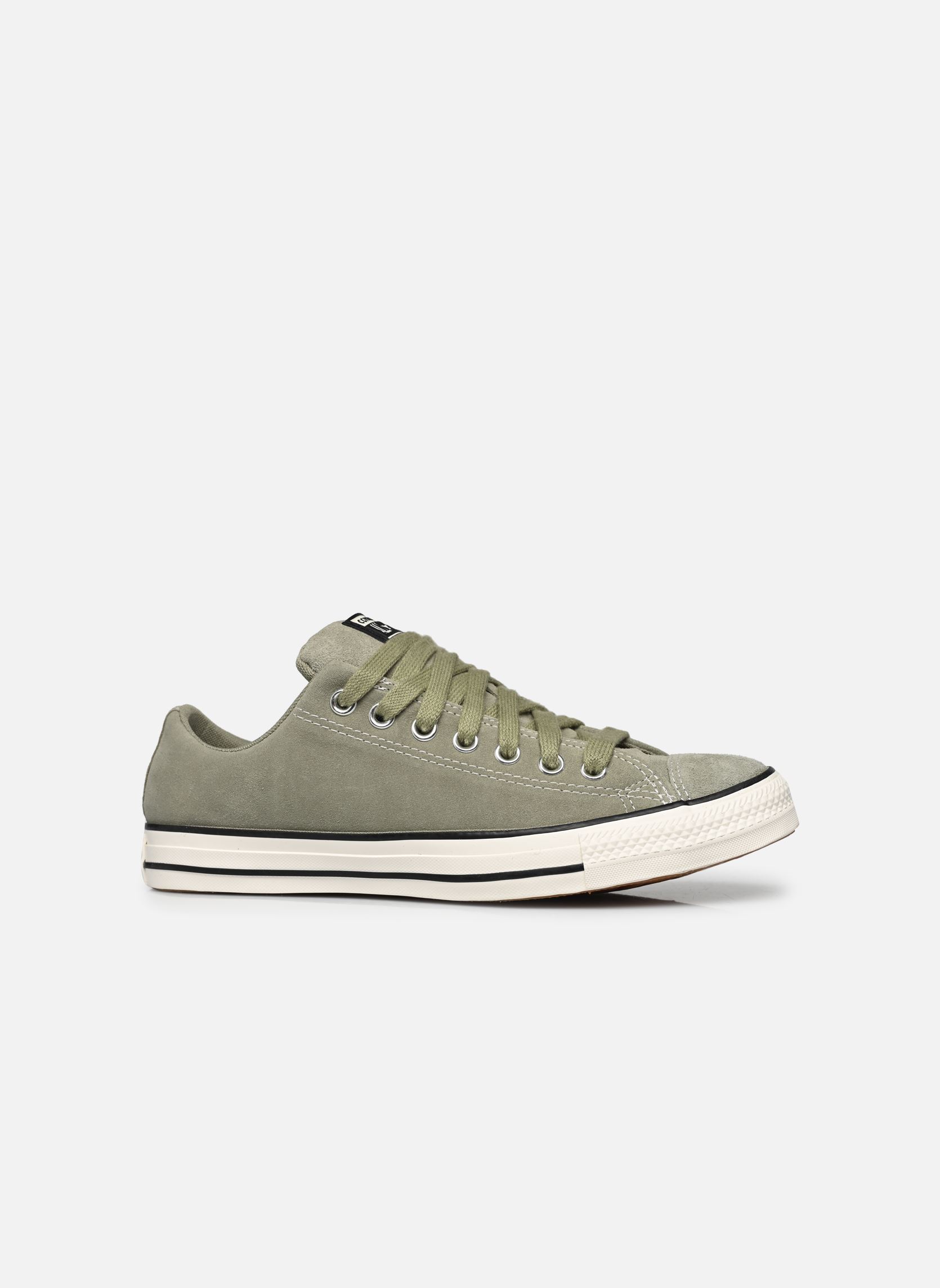 Leinen-Sneaker Chuck Taylor All Star Wide Ox herren grün Converse Leinen-Sneaker Chuck Taylor All Star Wide Ox herren grün LIGHT FIELD SURPLUS/EGRET