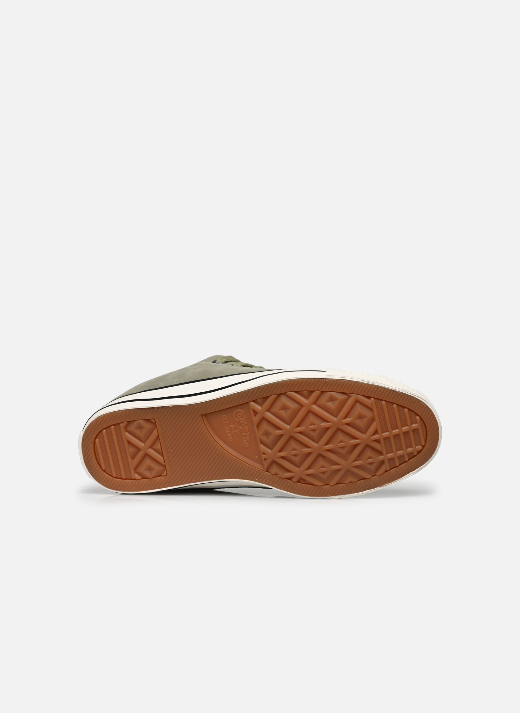 Leinen-Sneaker Chuck Taylor All Star Wide Ox herren grün Converse Leinen-Sneaker Chuck Taylor All Star Wide Ox herren grün LIGHT FIELD SURPLUS/EGRET
