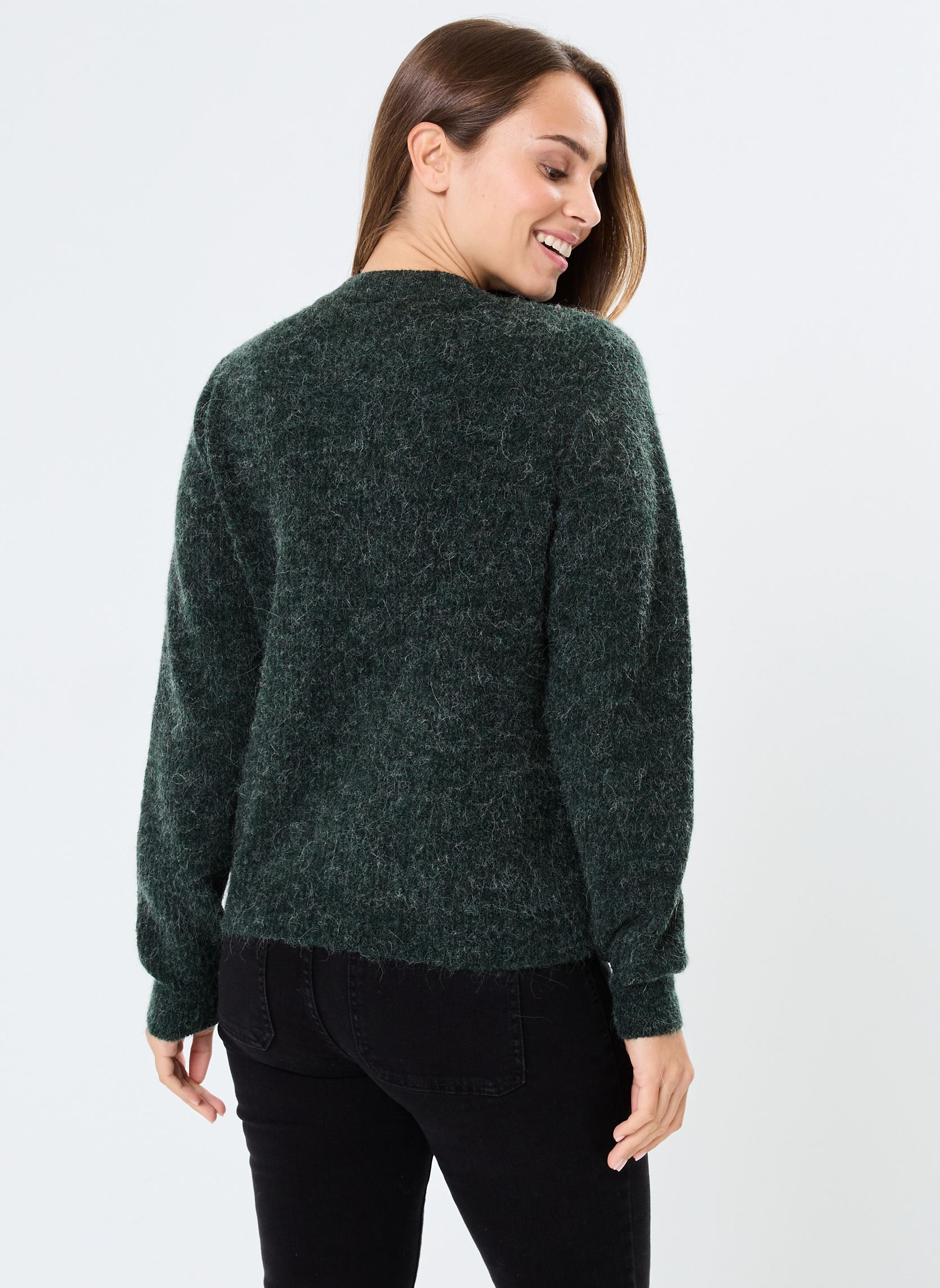 Gilets VIALVA O-NECK L/S KNIT CARDIGAN/R femme noir Vila Gilets VIALVA O-NECK L/S KNIT CARDIGAN/R femme noir SCARAB