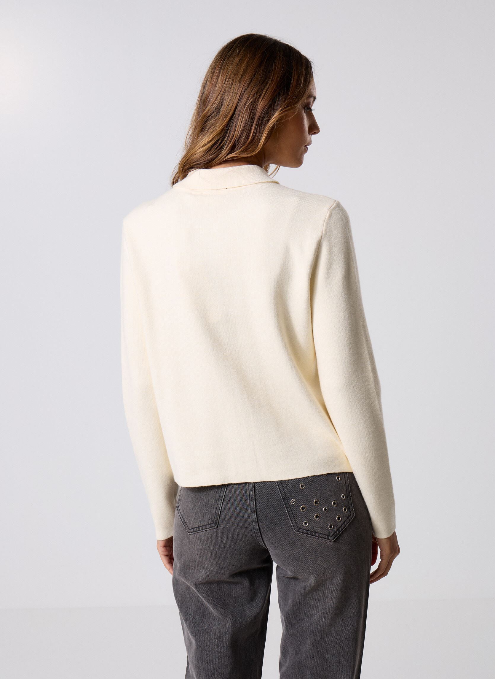 Gilets VICASSIE L/S KNIT JACKET/R femme blanc Vila Gilets VICASSIE L/S KNIT JACKET/R femme blanc BIRCH