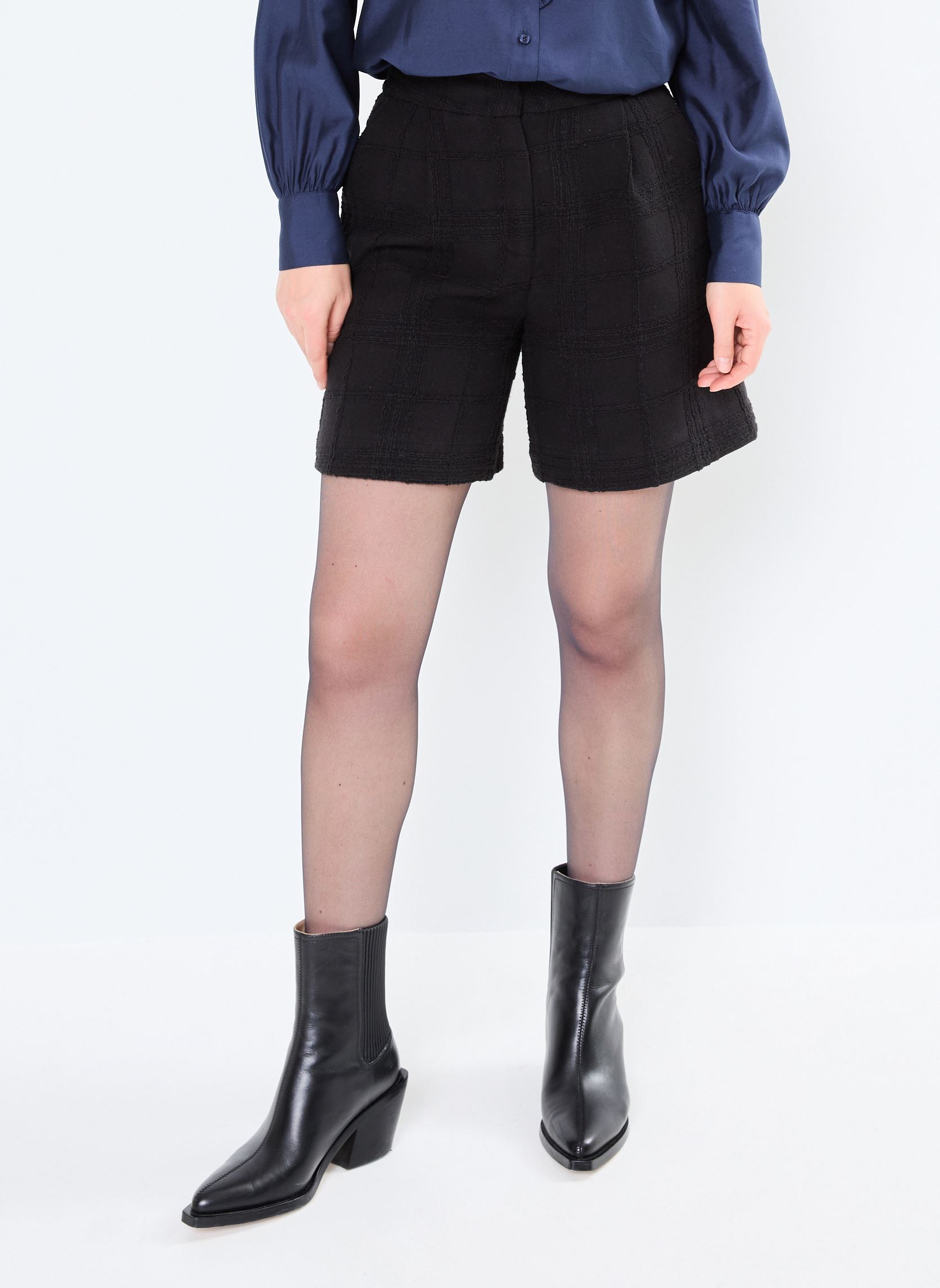 Shorts VIELSIE HW SHORTS/ROU femme noir Vila Shorts VIELSIE HW SHORTS/ROU femme noir Meteorite