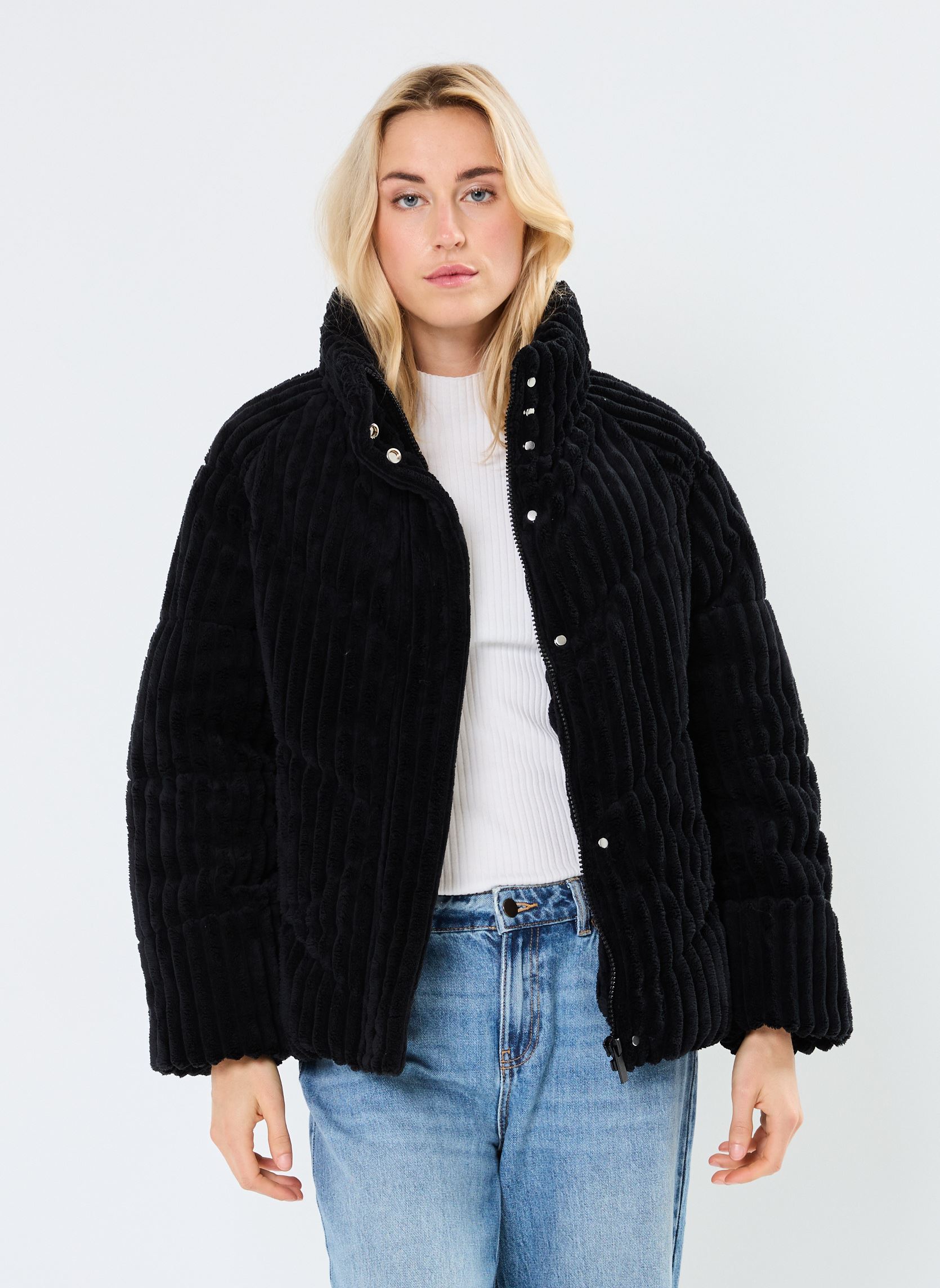 Gewatteerde jassen VIFLAIRY L/S JACKET dames zwart Vila Gewatteerde jassen VIFLAIRY L/S JACKET dames zwart Black Beauty