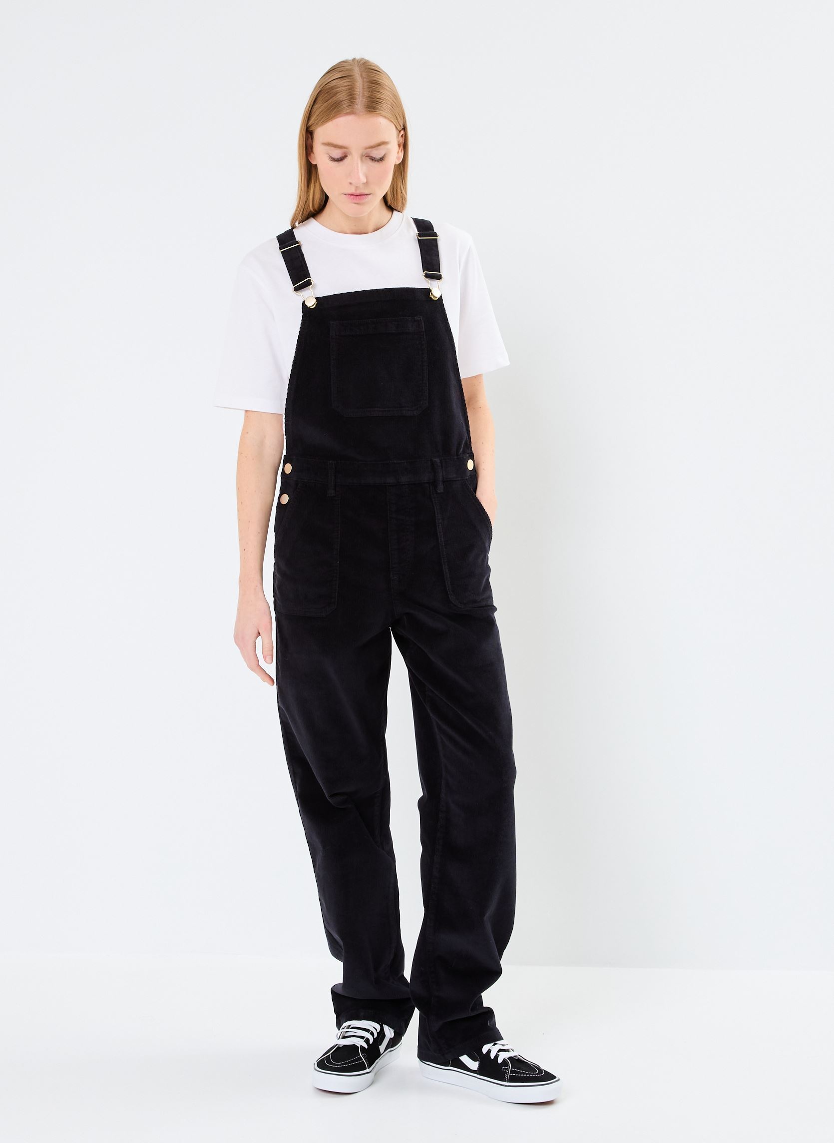 Latzhosen VIFROST CORDUROY POCKET DUNGAREE/R damen schwarz Vila Latzhosen VIFROST CORDUROY POCKET DUNGAREE/R damen schwarz Black Beauty