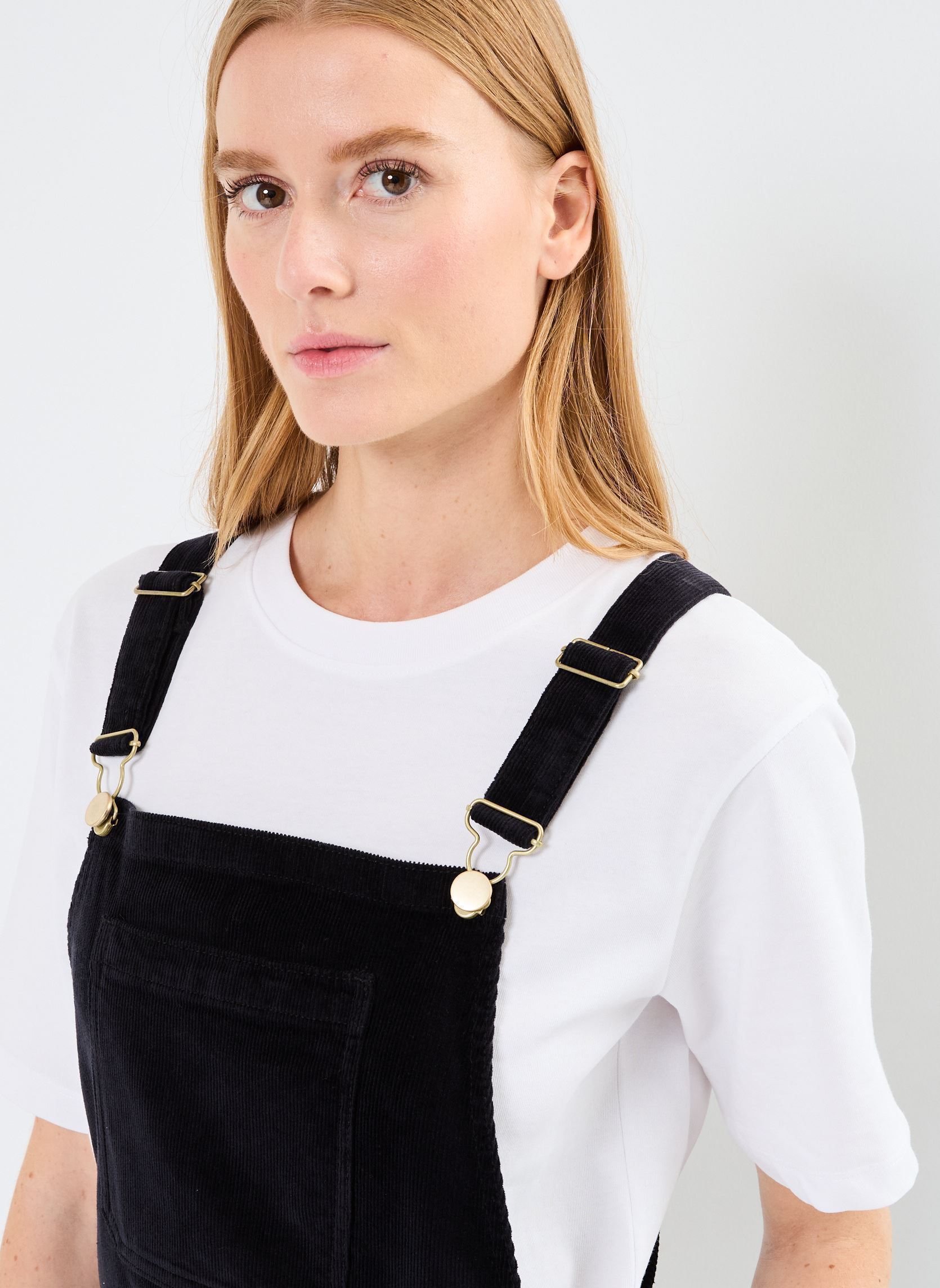 Latzhosen VIFROST CORDUROY POCKET DUNGAREE/R damen schwarz Vila Latzhosen VIFROST CORDUROY POCKET DUNGAREE/R damen schwarz Black Beauty