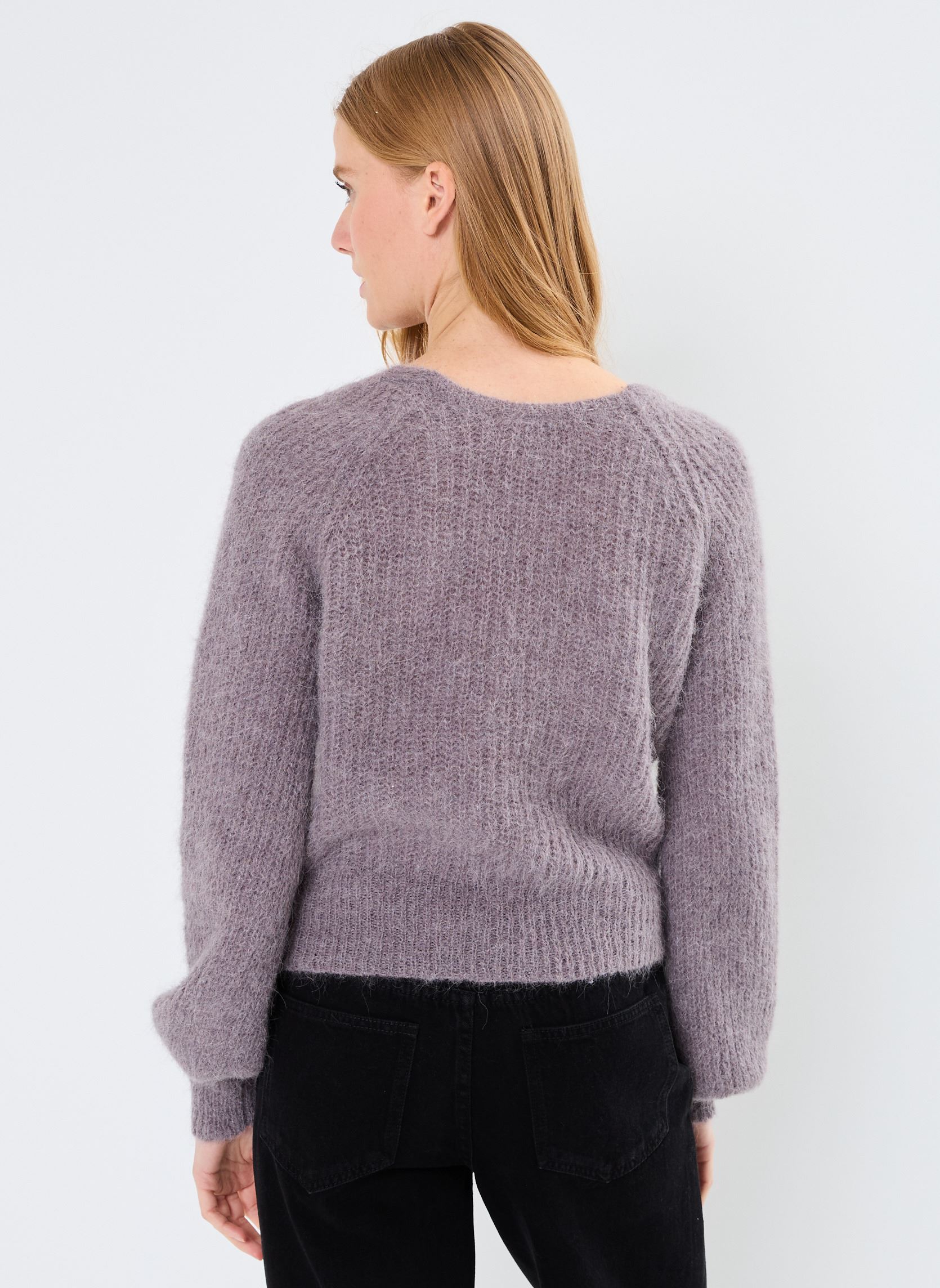 Pulls VIBANU LS REV. V-NECK KNIT/ROU femme marron Vila Pulls VIBANU LS REV. V-NECK KNIT/ROU femme marron shark