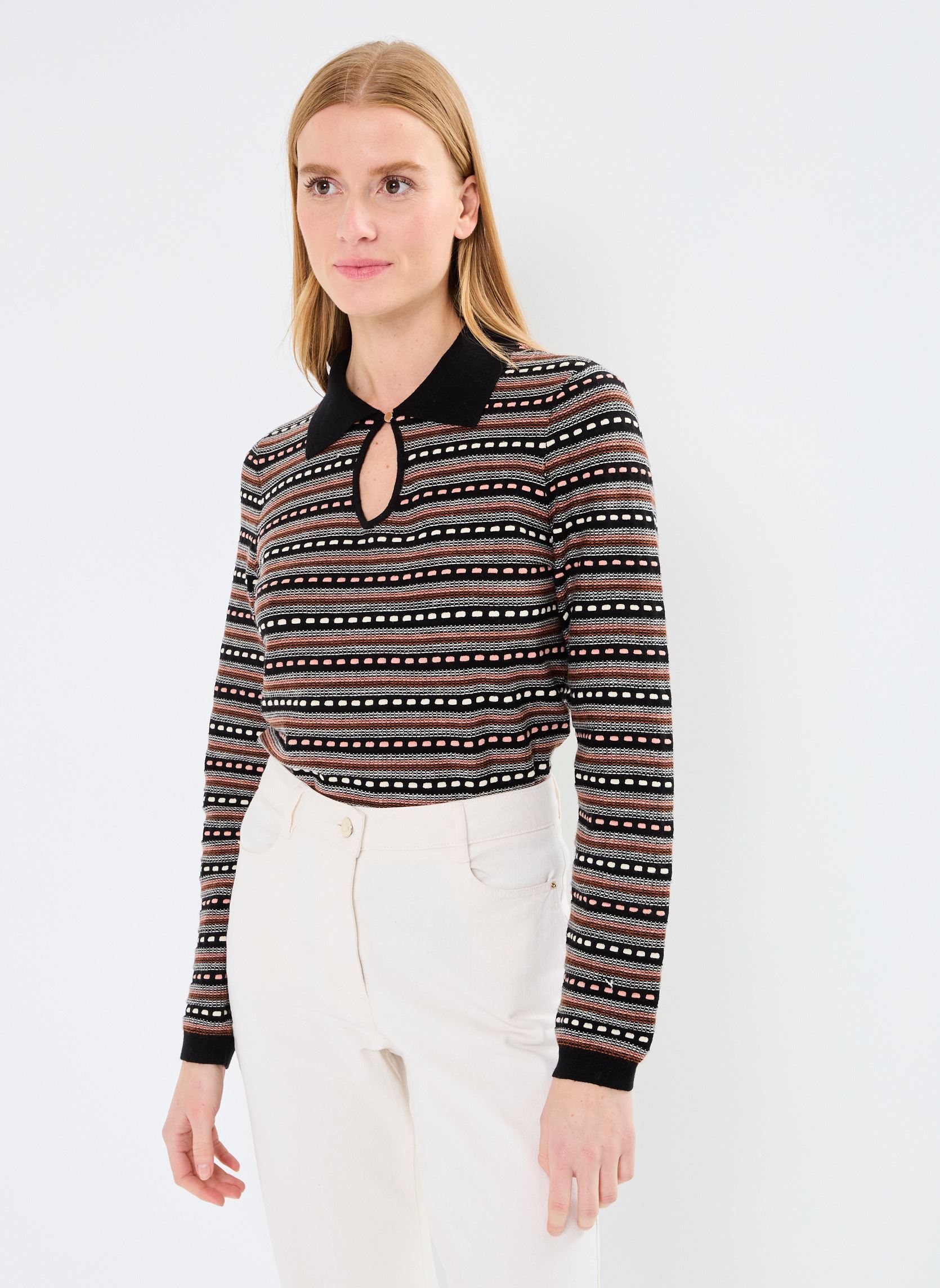 Pulls VIDIVANA LS KNIT TOP/C30 femme multicolore Vila Pulls VIDIVANA LS KNIT TOP/C30 femme multicolore Black Beauty