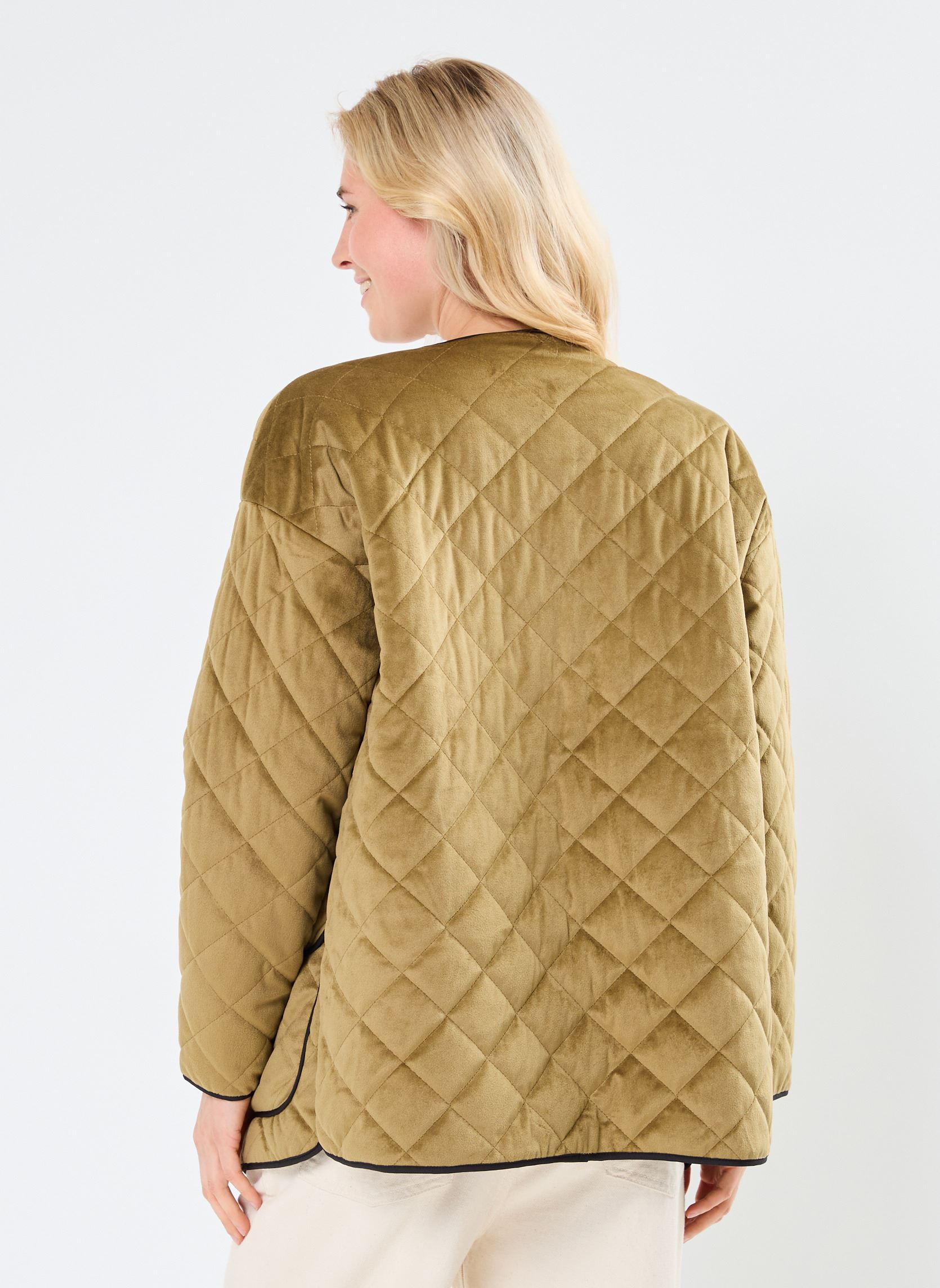 Bomberjacks VIMETRA L/S QUILTED JACKET dames groen Vila Bomberjacks VIMETRA L/S QUILTED JACKET dames groen GOTHIC OLIVE