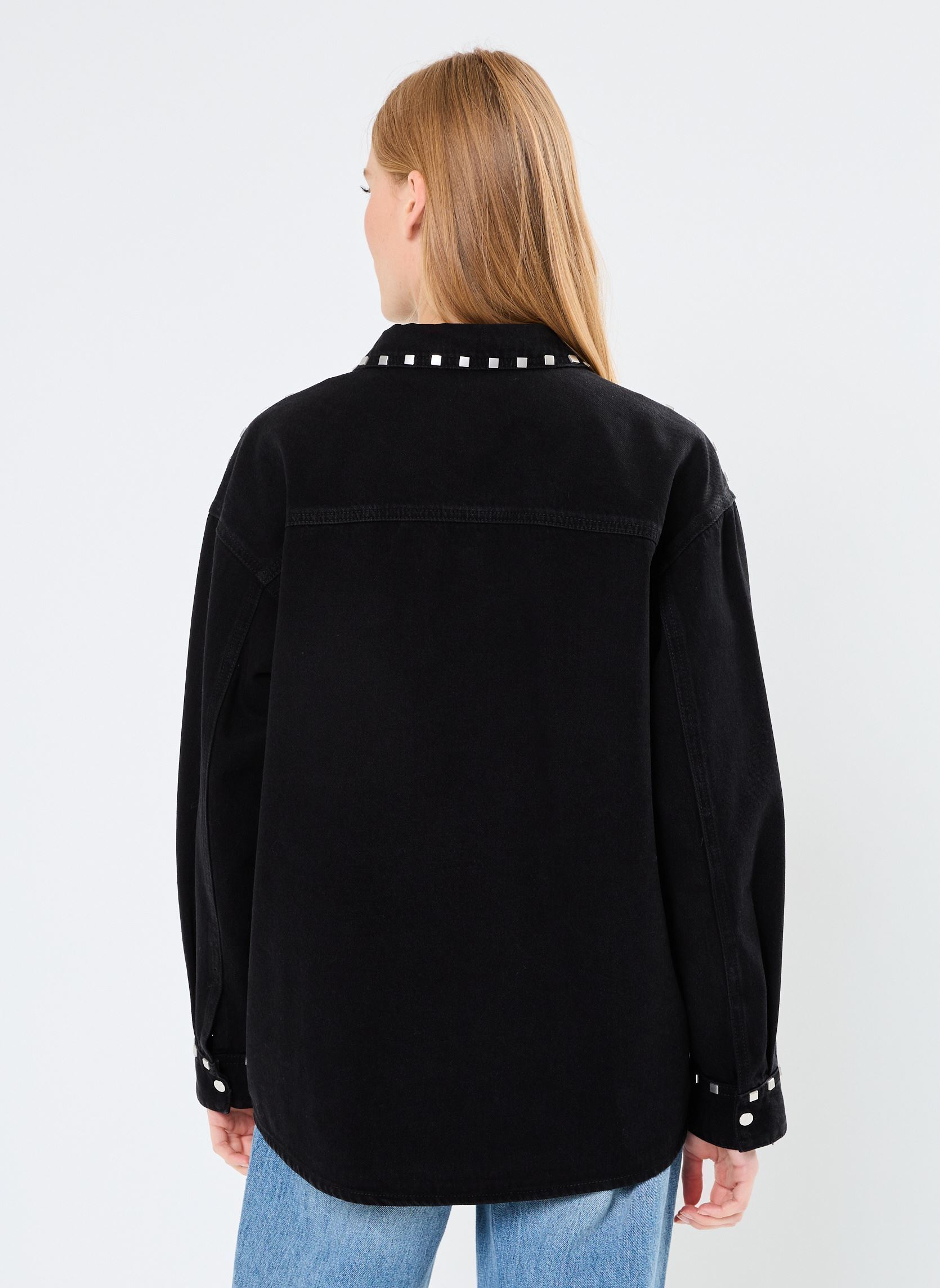 Langarm-Hemden VIMORA LS DENIM OVERSIZED SHIRT/ROU damen schwarz Vila Langarm-Hemden VIMORA LS DENIM OVERSIZED SHIRT/ROU damen schwarz METEORITE