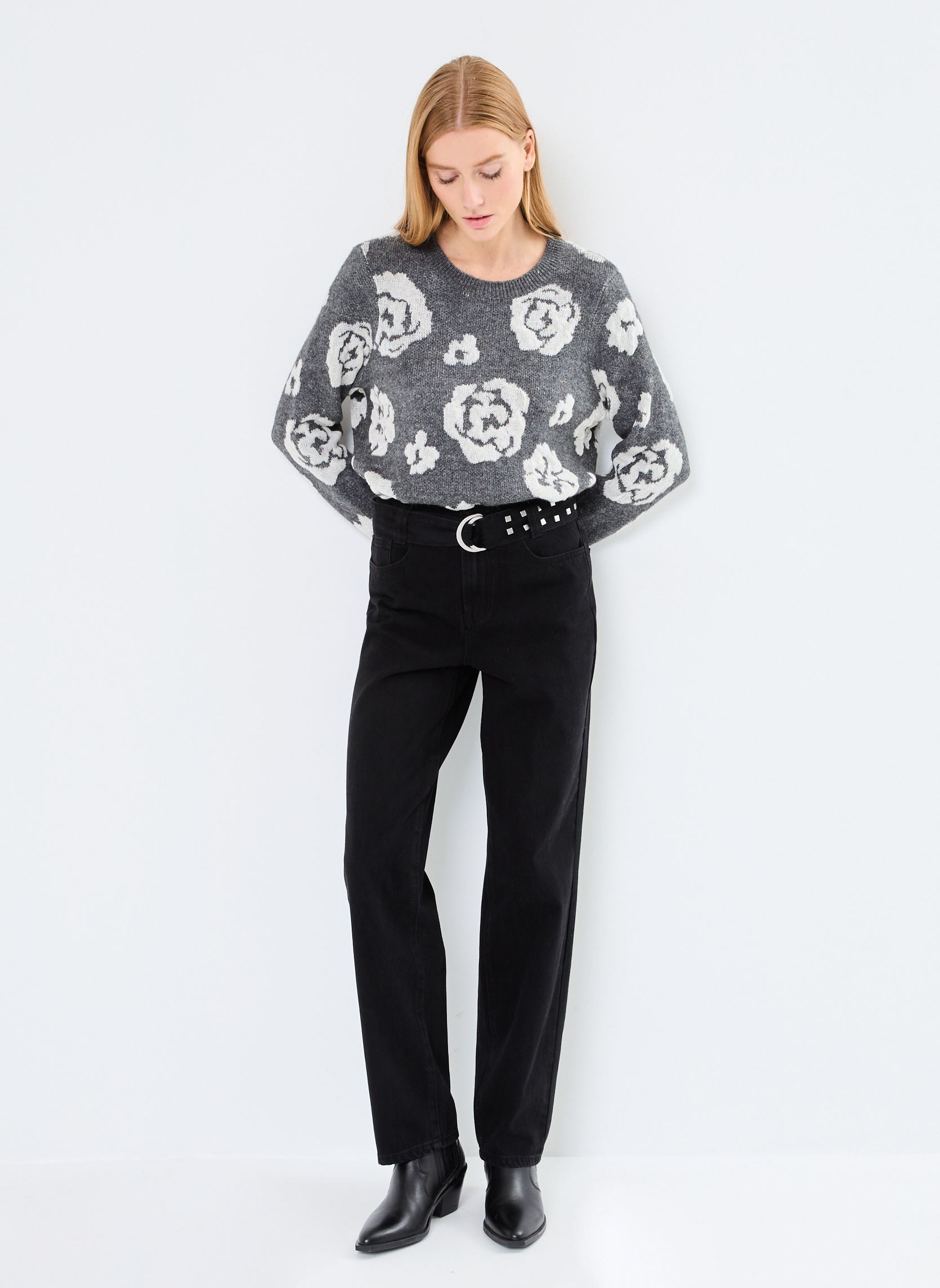 Jeans diritti VIMORA RW ANKLE TAPERED JEANS/ROU donna nero Vila Jeans diritti VIMORA RW ANKLE TAPERED JEANS/ROU donna nero Meteorite