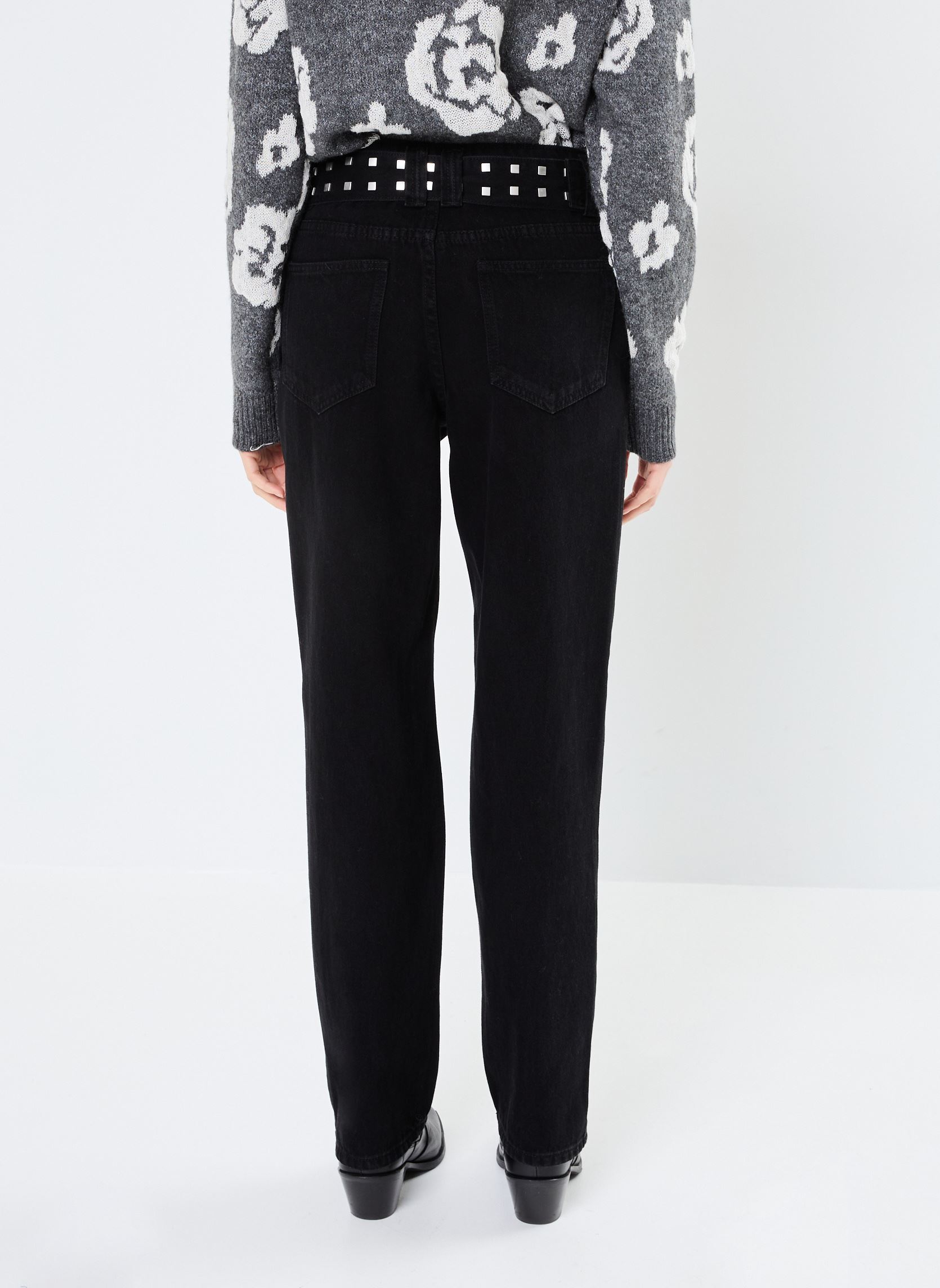 Jeans diritti VIMORA RW ANKLE TAPERED JEANS/ROU donna nero Vila Jeans diritti VIMORA RW ANKLE TAPERED JEANS/ROU donna nero Meteorite