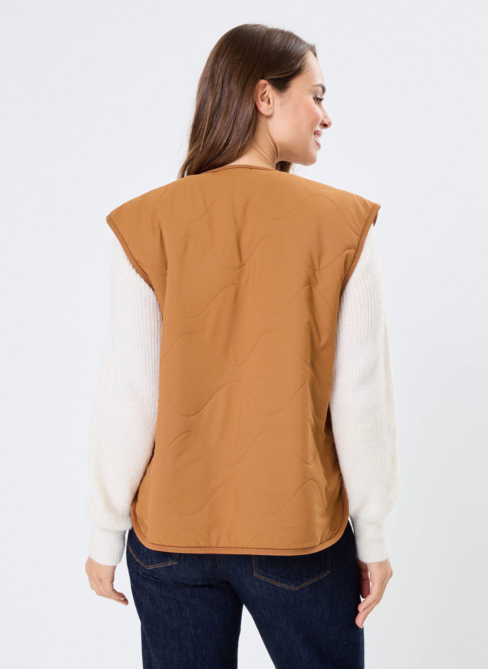 Westen VIRETEDDY SL REV. VEST/C30 damen braun Vila Westen VIRETEDDY SL REV. VEST/C30 damen braun BIRCH