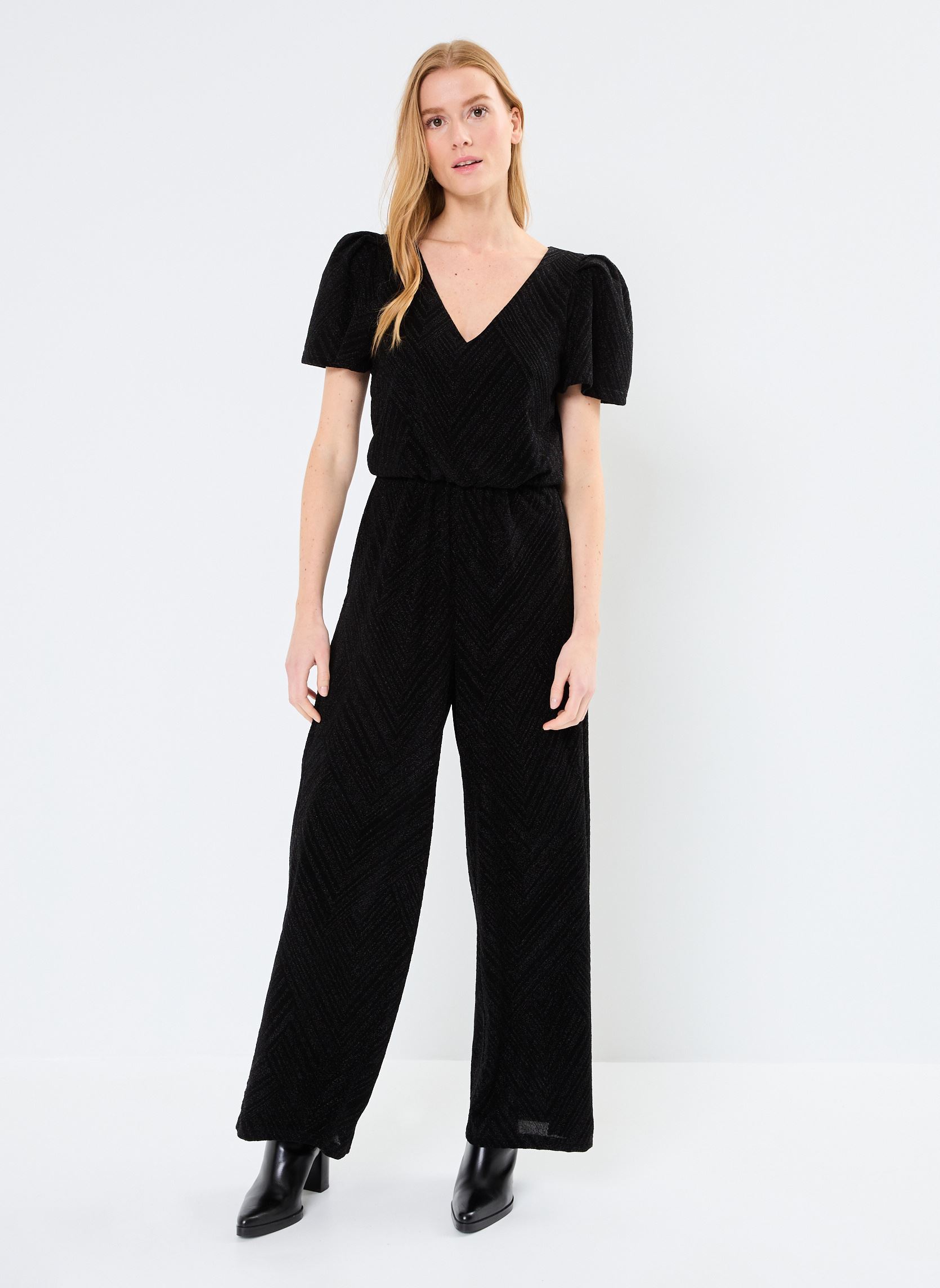 Jumpsuits VIZOE V-NECK S/S JUMPSUIT/DC damen schwarz Vila Jumpsuits VIZOE V-NECK S/S JUMPSUIT/DC damen schwarz Black Beauty