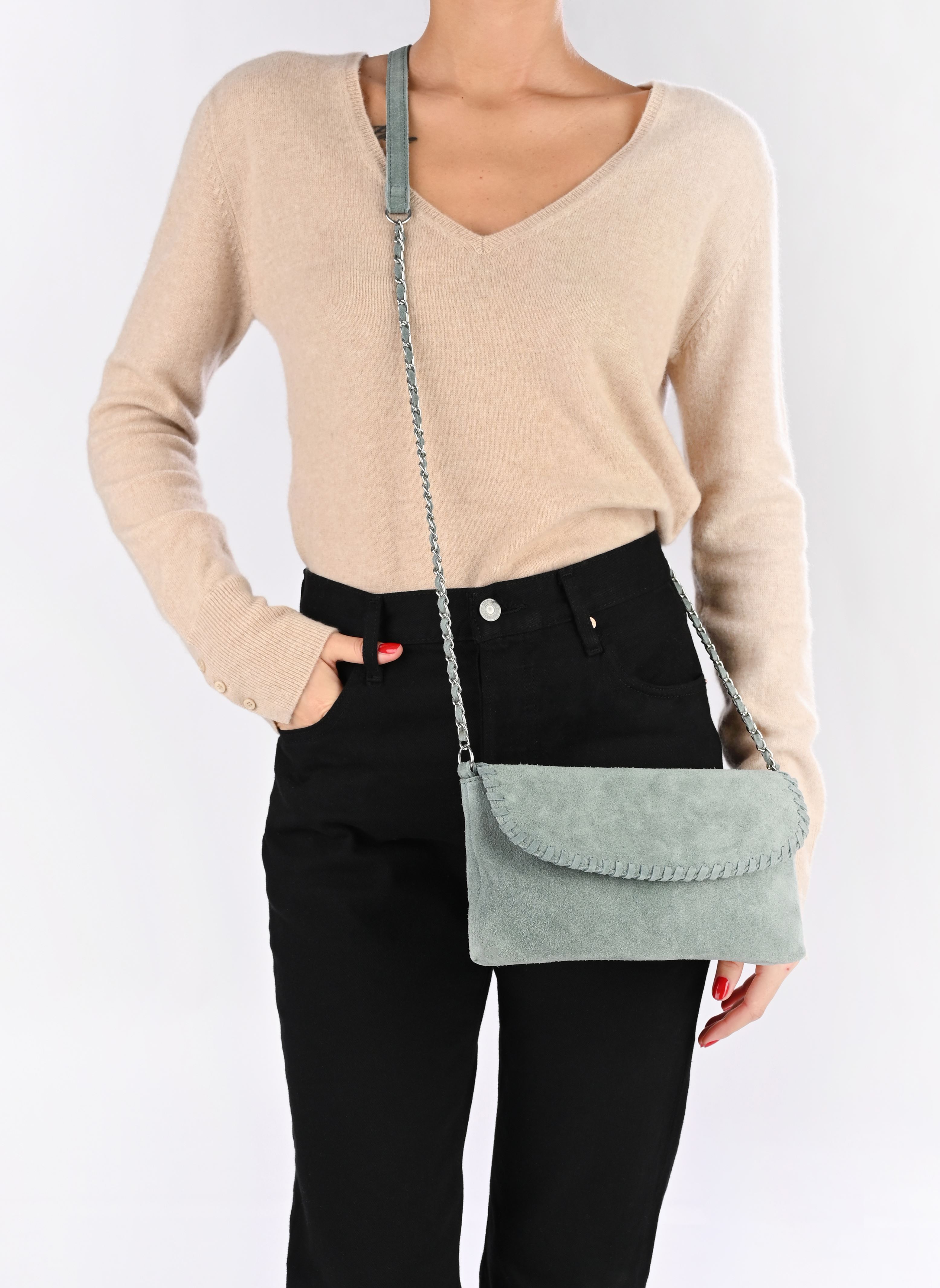Sacs bandoulière VISEREN LEATHER BAG/EF/LS femme vert Vila Sacs bandoulière VISEREN LEATHER BAG/EF/LS femme vert CHINOIS GREEN