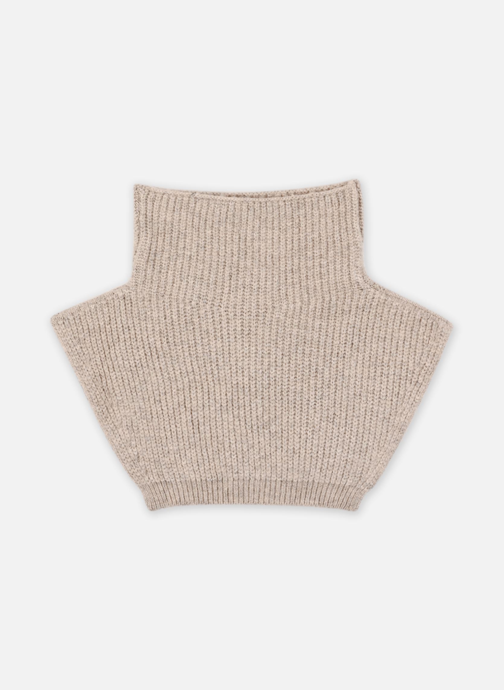Accessori VIKAYA KNIT COLLAR/EF/LS donna beige Vila Accessori VIKAYA KNIT COLLAR/EF/LS donna beige Natural Melange