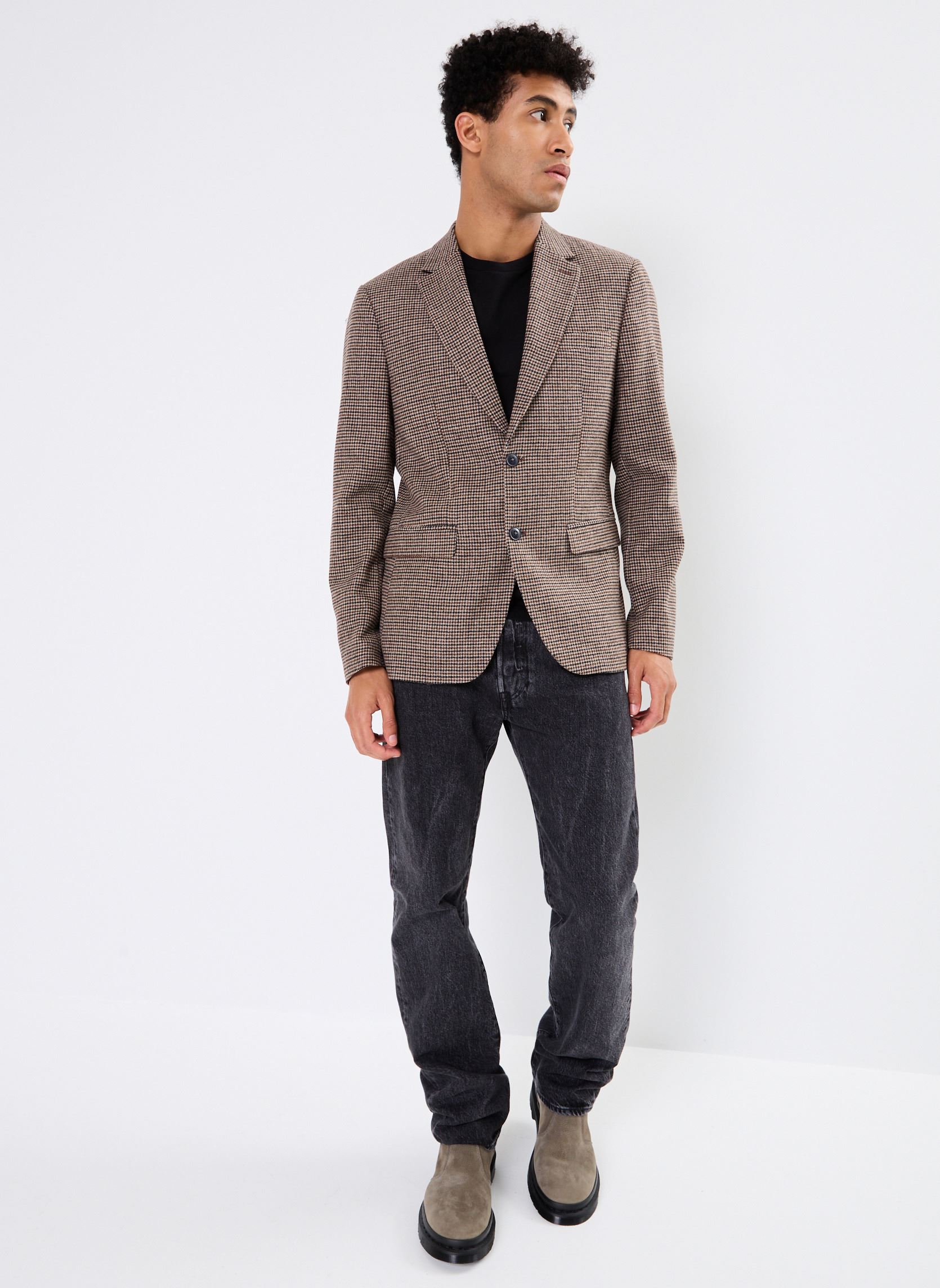 Vestes de costume Slhregular-Reed Wool Blz Noos homme marron Selected Homme Vestes de costume Slhregular-Reed Wool Blz Noos homme marron BROWNIE