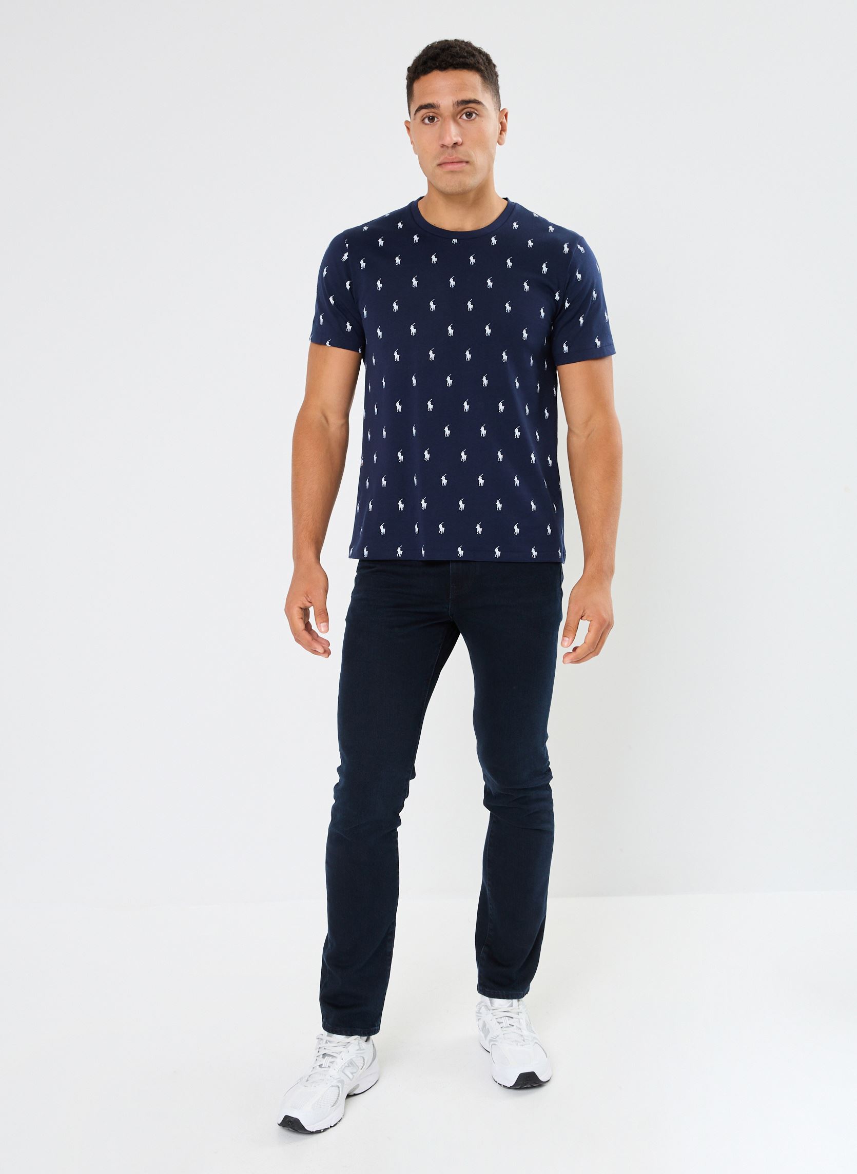 Tee-shirts manches courtes Tee-shirt de nuit logo en jersey de coto homme bleu Polo Ralph Lauren Tee-shirts manches courtes Tee-shirt de nuit logo en jersey de coto homme bleu CRUISE NAVY AOPP