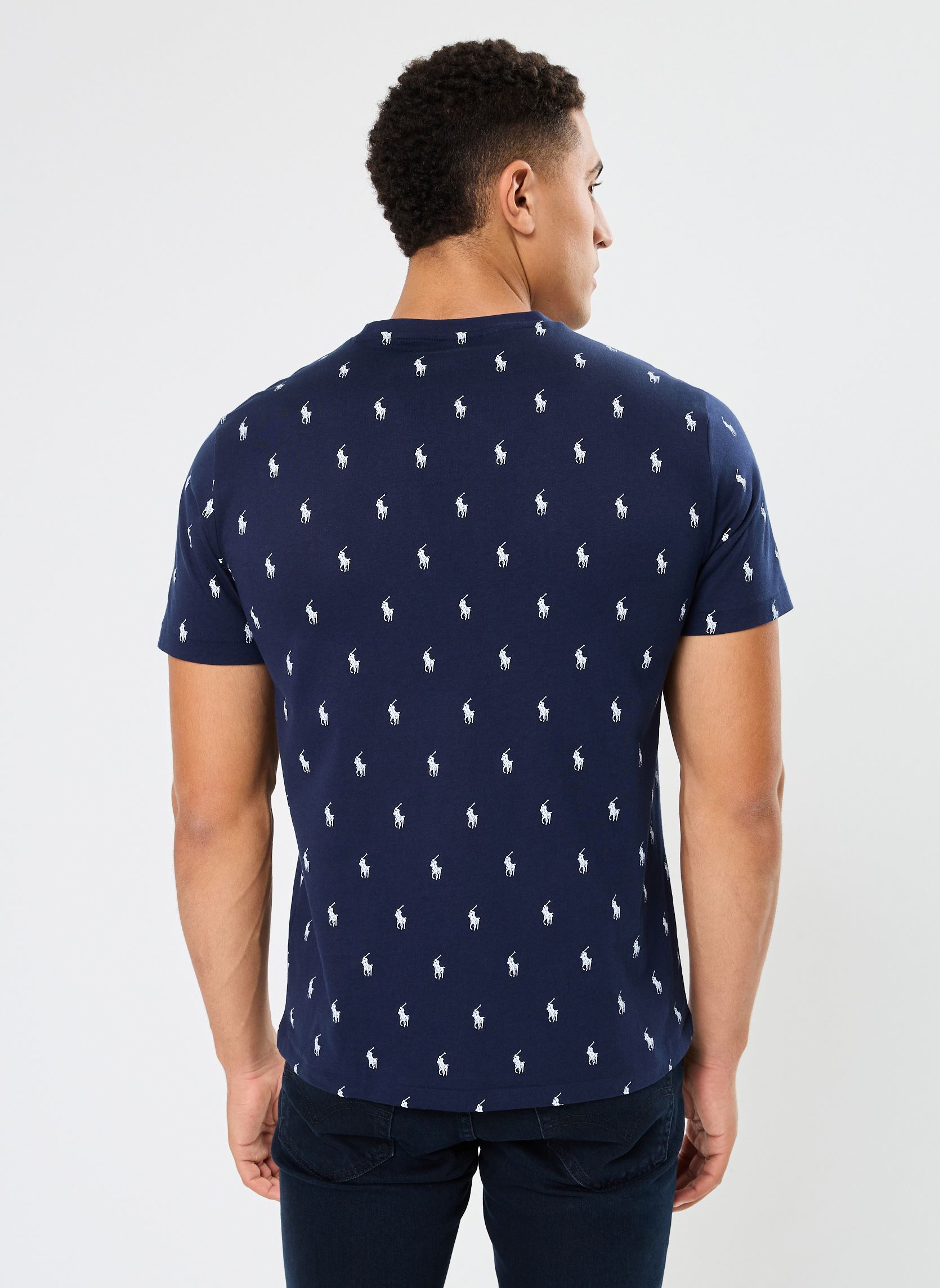 Tee-shirts manches courtes Tee-shirt de nuit logo en jersey de coto homme bleu Polo Ralph Lauren Tee-shirts manches courtes Tee-shirt de nuit logo en jersey de coto homme bleu CRUISE NAVY AOPP