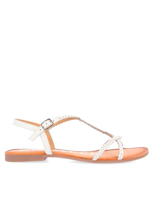 Gioseppo Sandals Sandales à Bretelles Tressées Ossian Blanc