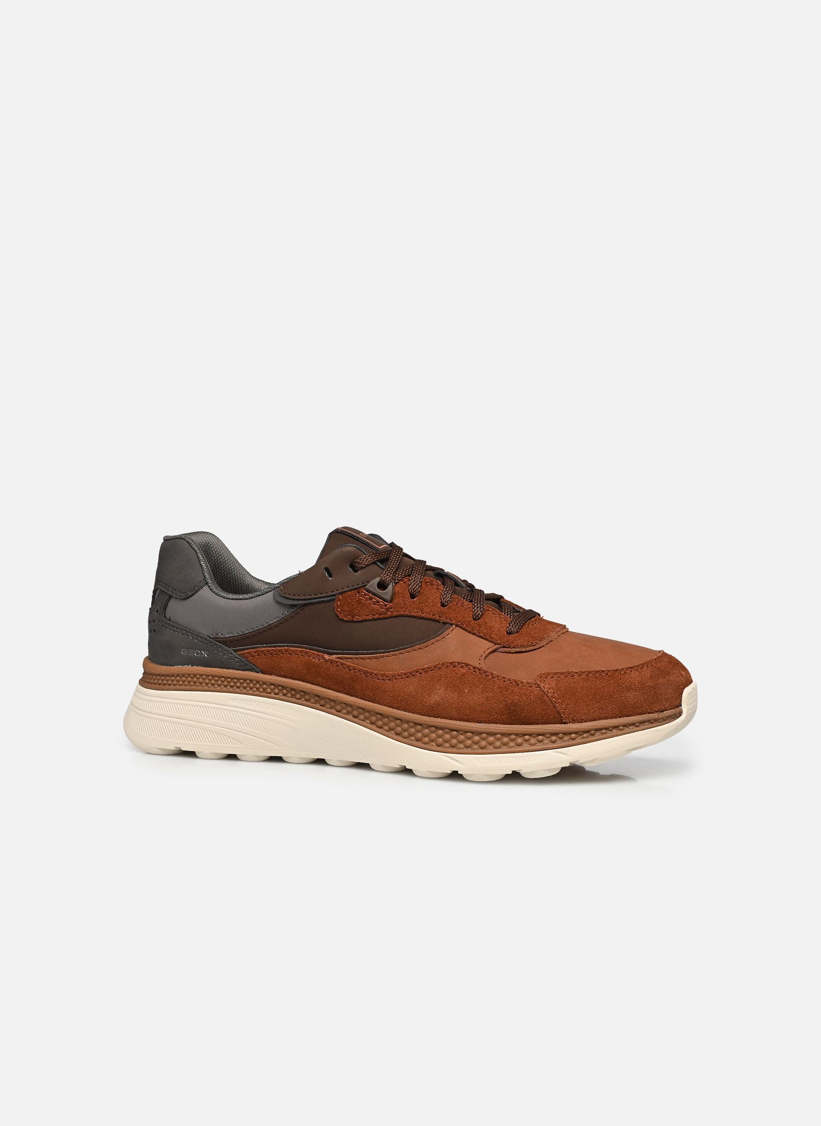 Sneakers U SPHERICA ACTIF X1 heren bruin Geox Sneakers U SPHERICA ACTIF X1 heren bruin COGNAC/GREY