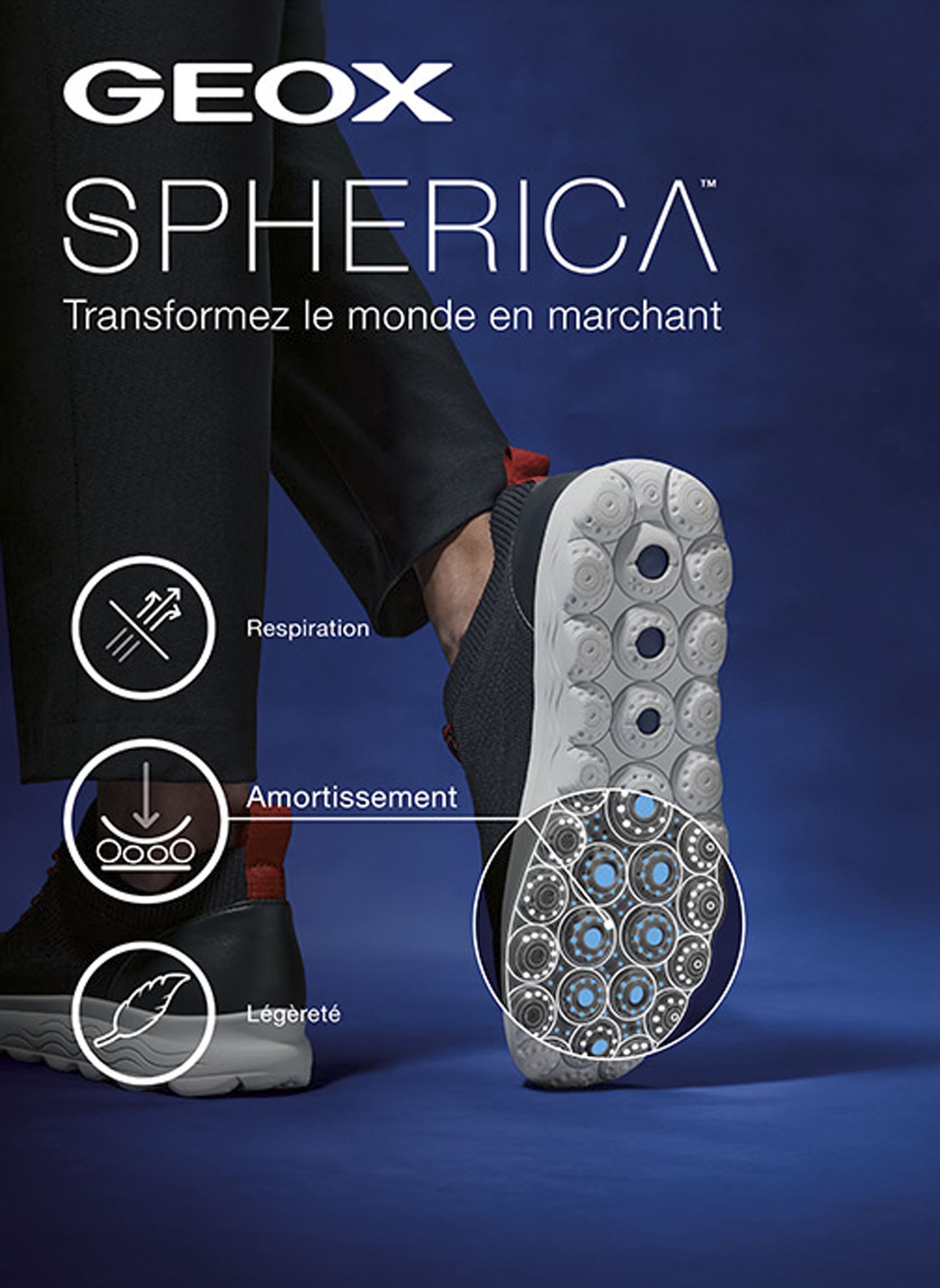 Baskets U SPHERICA ACTIF X1 homme bleu Geox Baskets U SPHERICA ACTIF X1 homme bleu NAVY