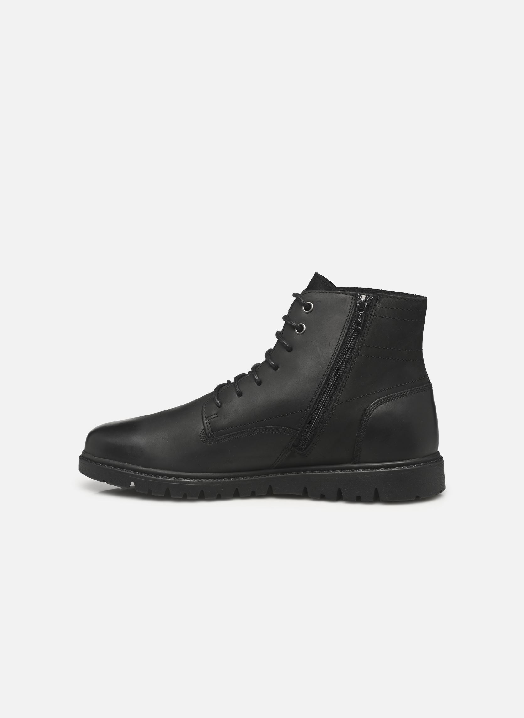 Veterlaarsjes U GHIACCIAIO D heren zwart Geox Veterlaarsjes U GHIACCIAIO D heren zwart Noir
