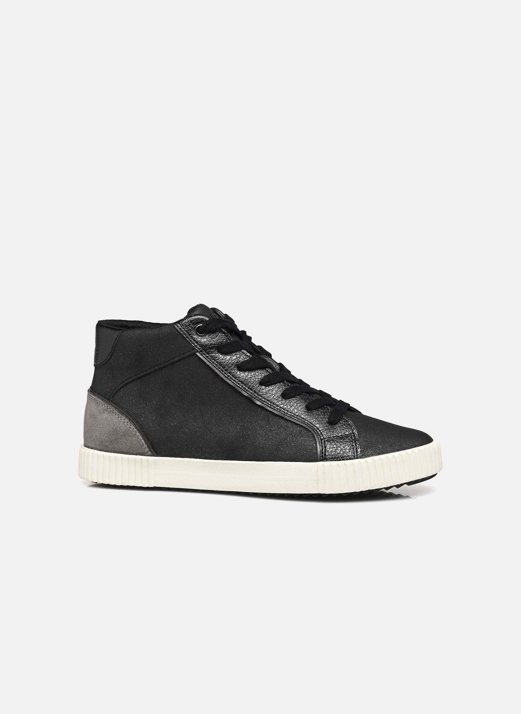 Leinen-Sneaker D BLOMIEE D damen schwarz Geox Leinen-Sneaker D BLOMIEE D damen schwarz NOIR / GRIS FONCÉ