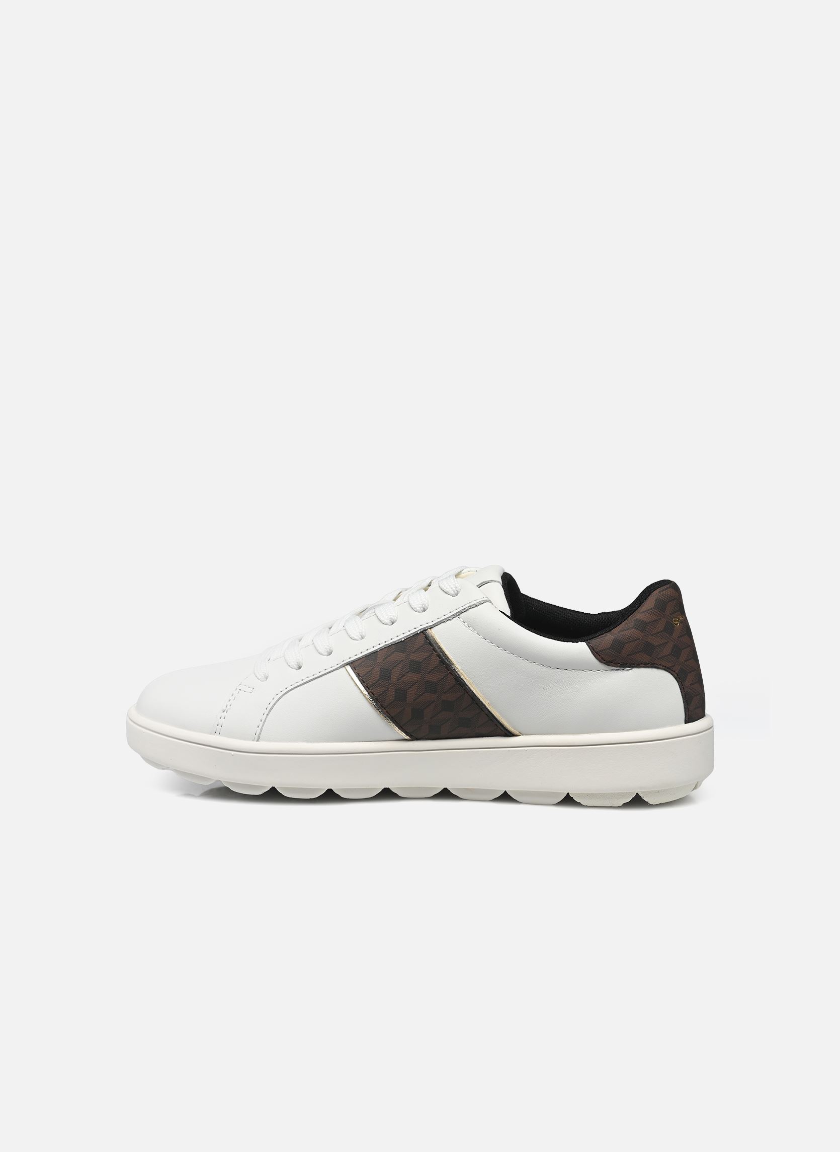 Sneaker D SPHERICA ECUB-1 A damen weiß Geox Sneaker D SPHERICA ECUB-1 A damen weiß WHITE/DK BROWN