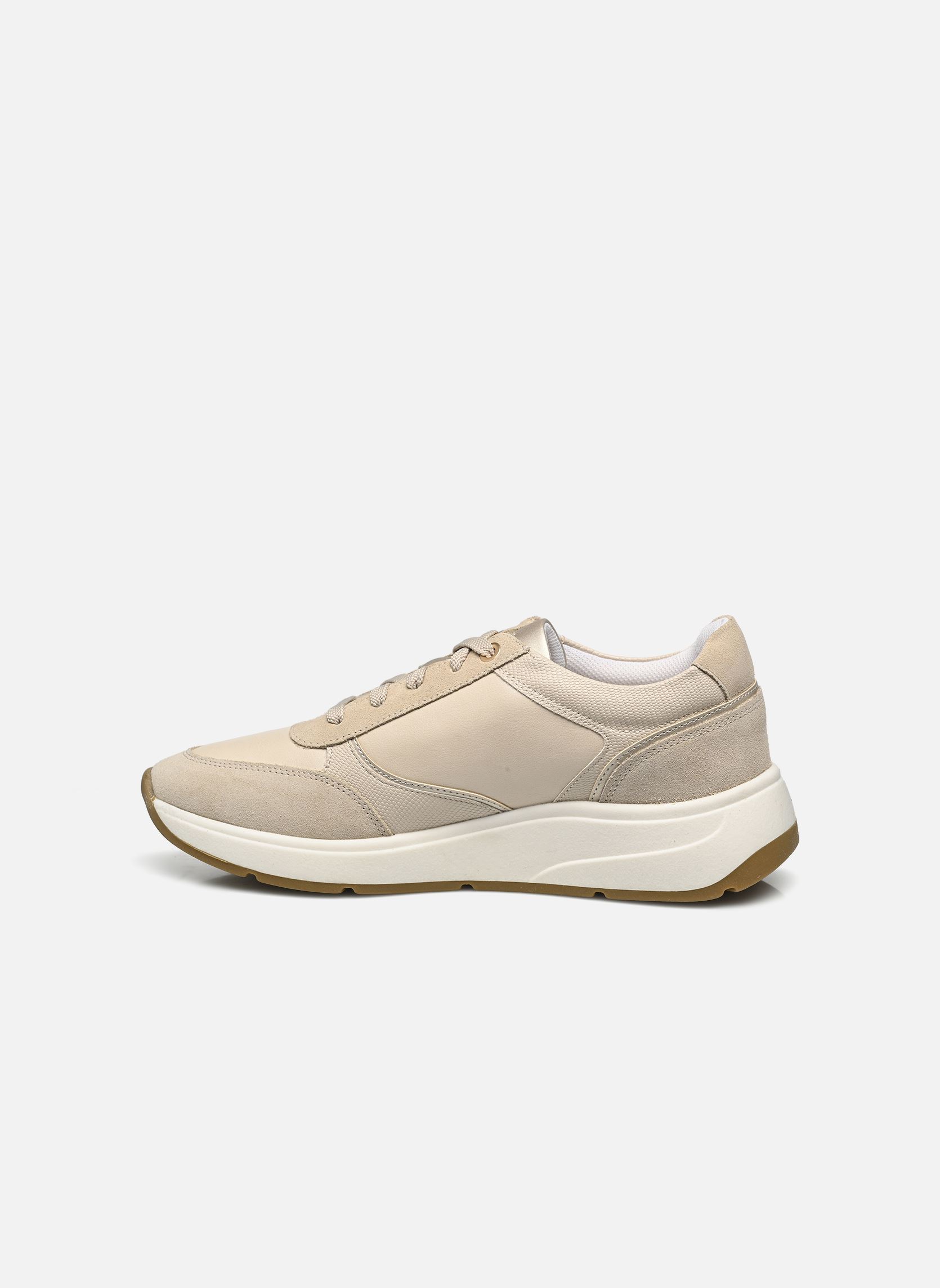 Geox D Cristael sneakers voor dames, wit, 37 EU