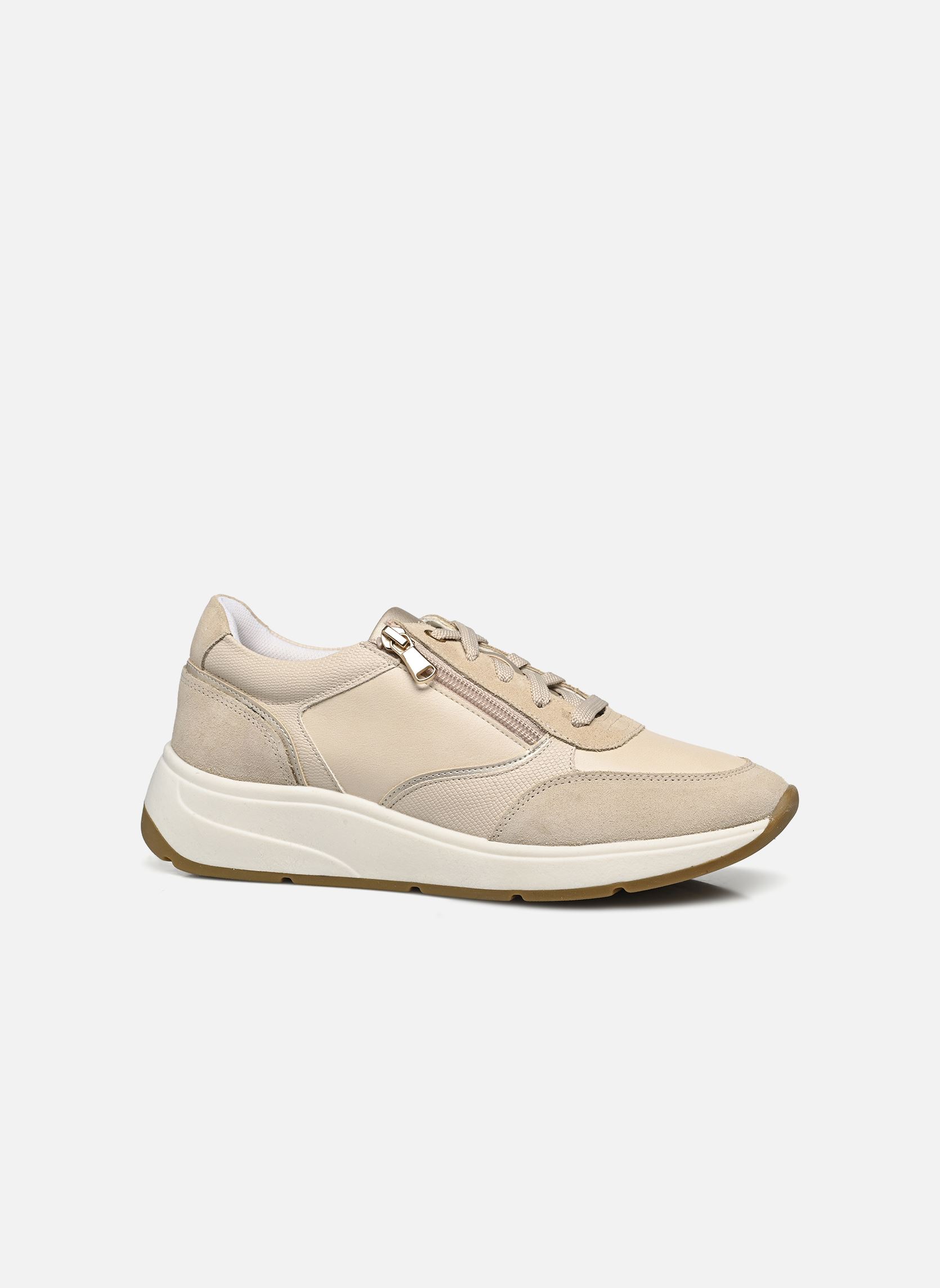 Baskets D CRISTAEL E femme beige Geox Baskets D CRISTAEL E femme beige Taupe Pâle
