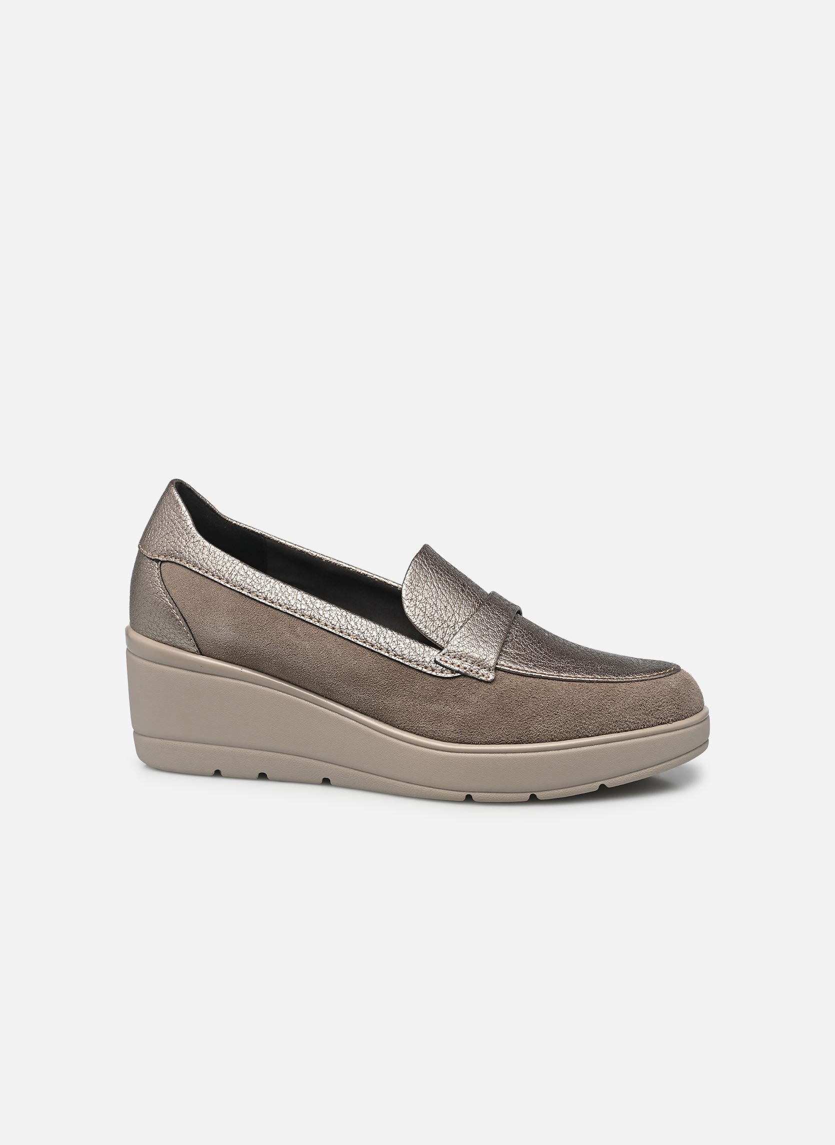 Mocassins D ILDE B femme beige Geox Mocassins D ILDE B femme beige Taupe