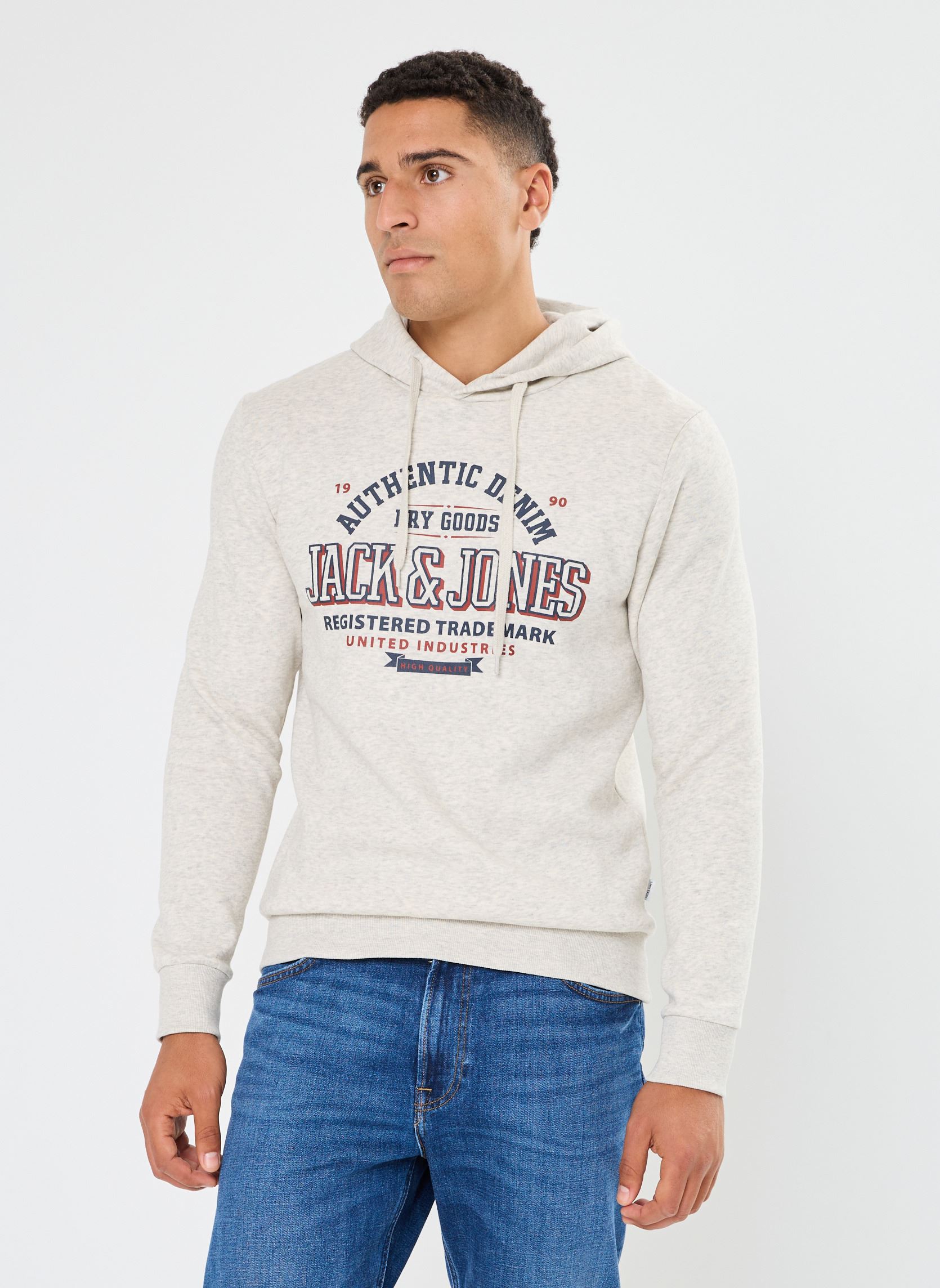Vêtements Jack & Jones JJELOGO SWEAT HOOD 2 COL 24/25 NOOS pour  Accessoires