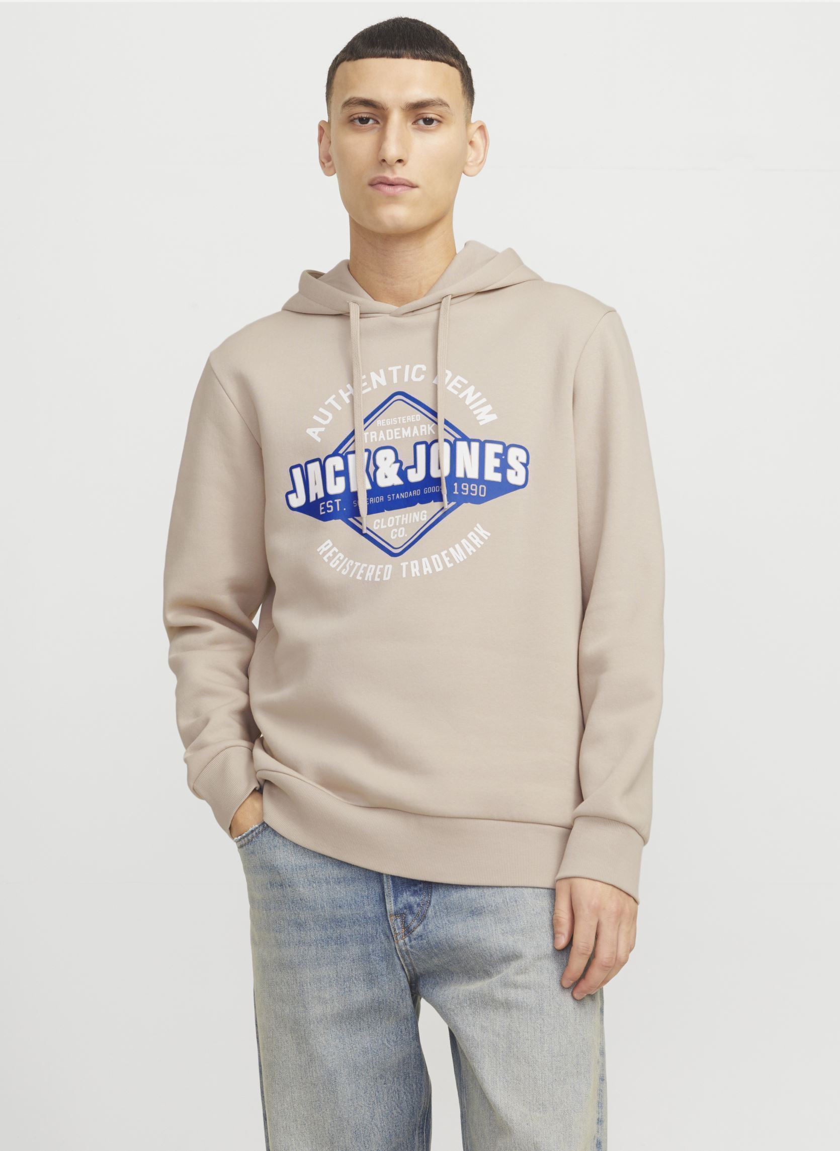 Vêtements Jack & Jones JJELOGO SWEAT HOOD 2 COL 24/25 NOOS pour  Accessoires